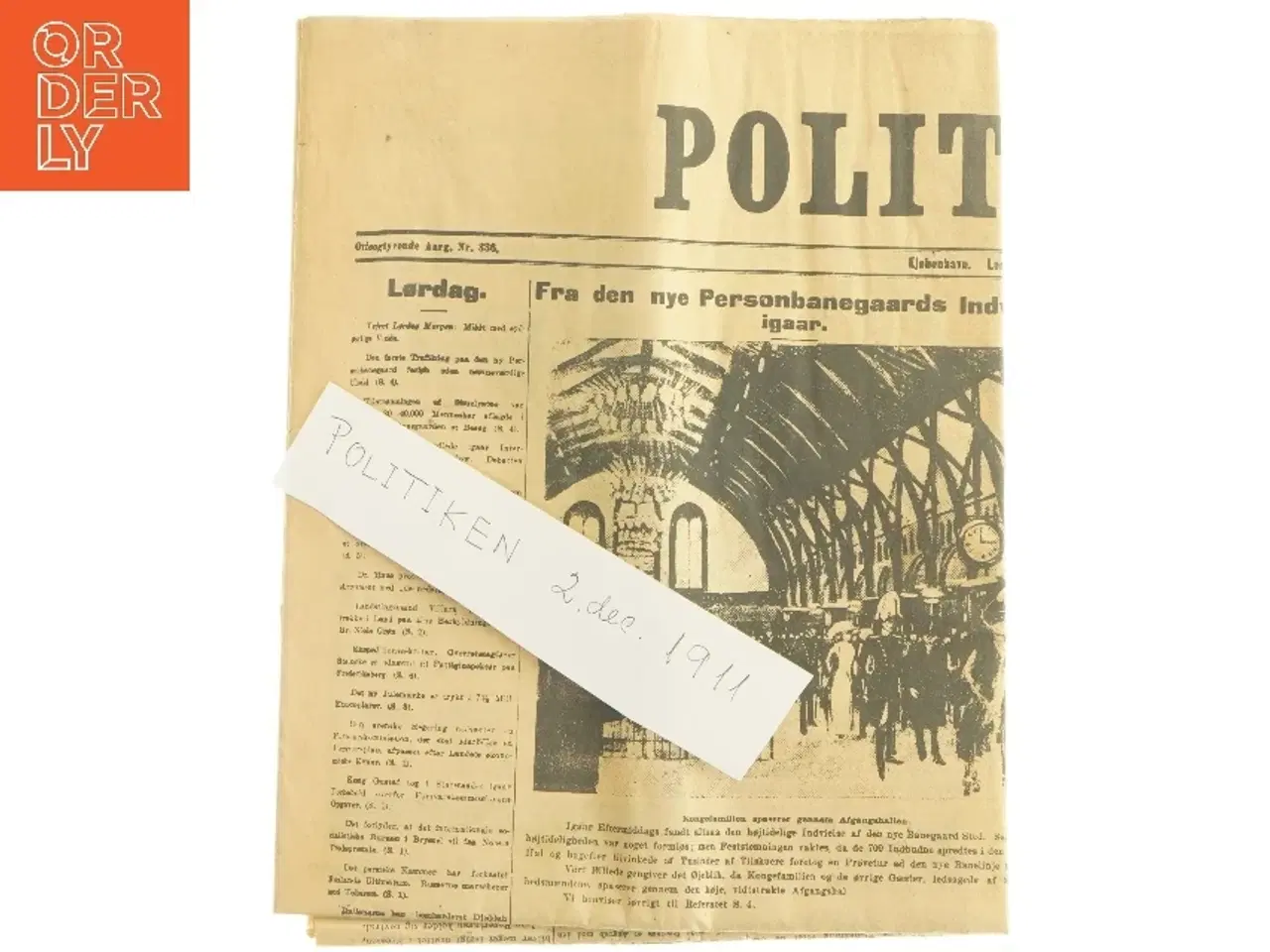 Billede 1 - Gamle Politiken aviser fra 1911 fra Politikkens Forlag