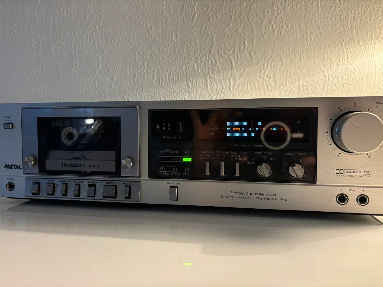 Billede 2 - Technics M260 kassette båndoptager 