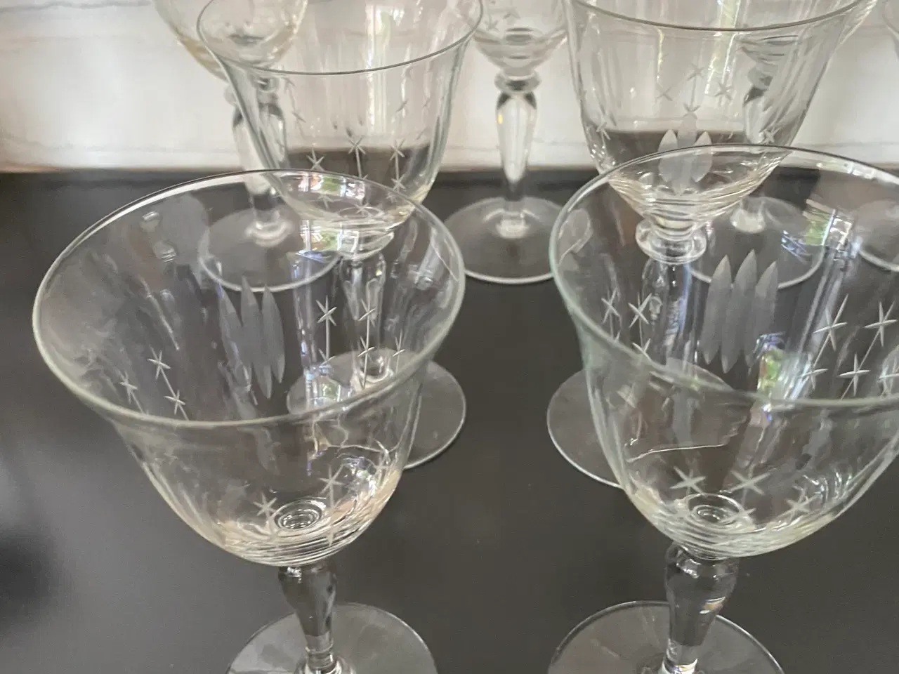 Billede 3 - Nordlys vinglas lyngby glas