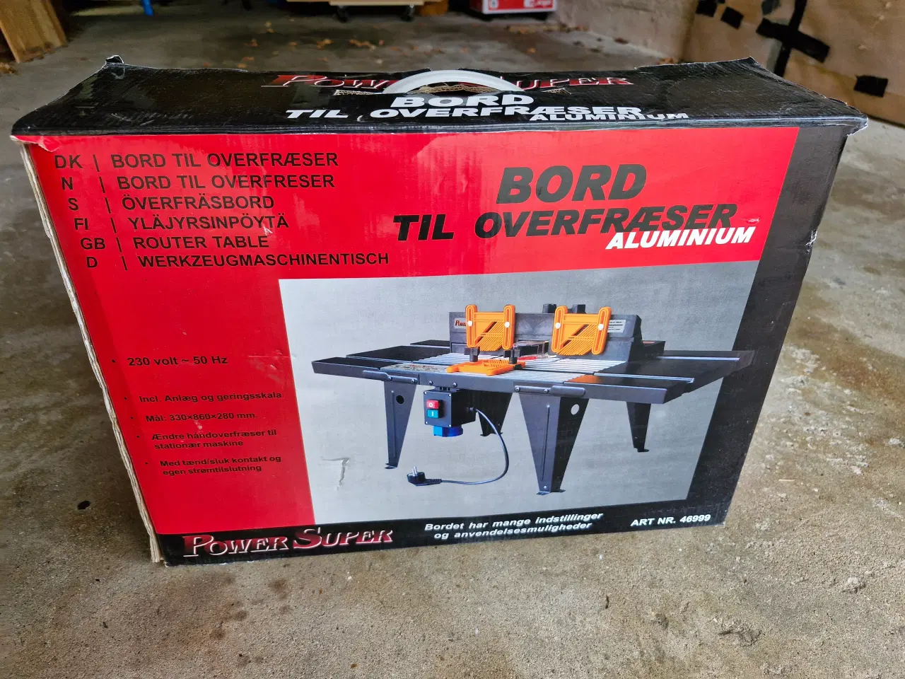 Billede 1 - Mini overfræser-bord