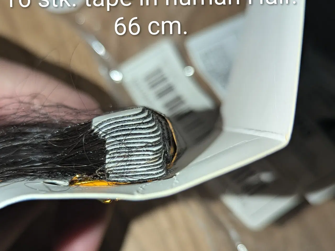 Billede 3 - Tape in human Hair lose wave.