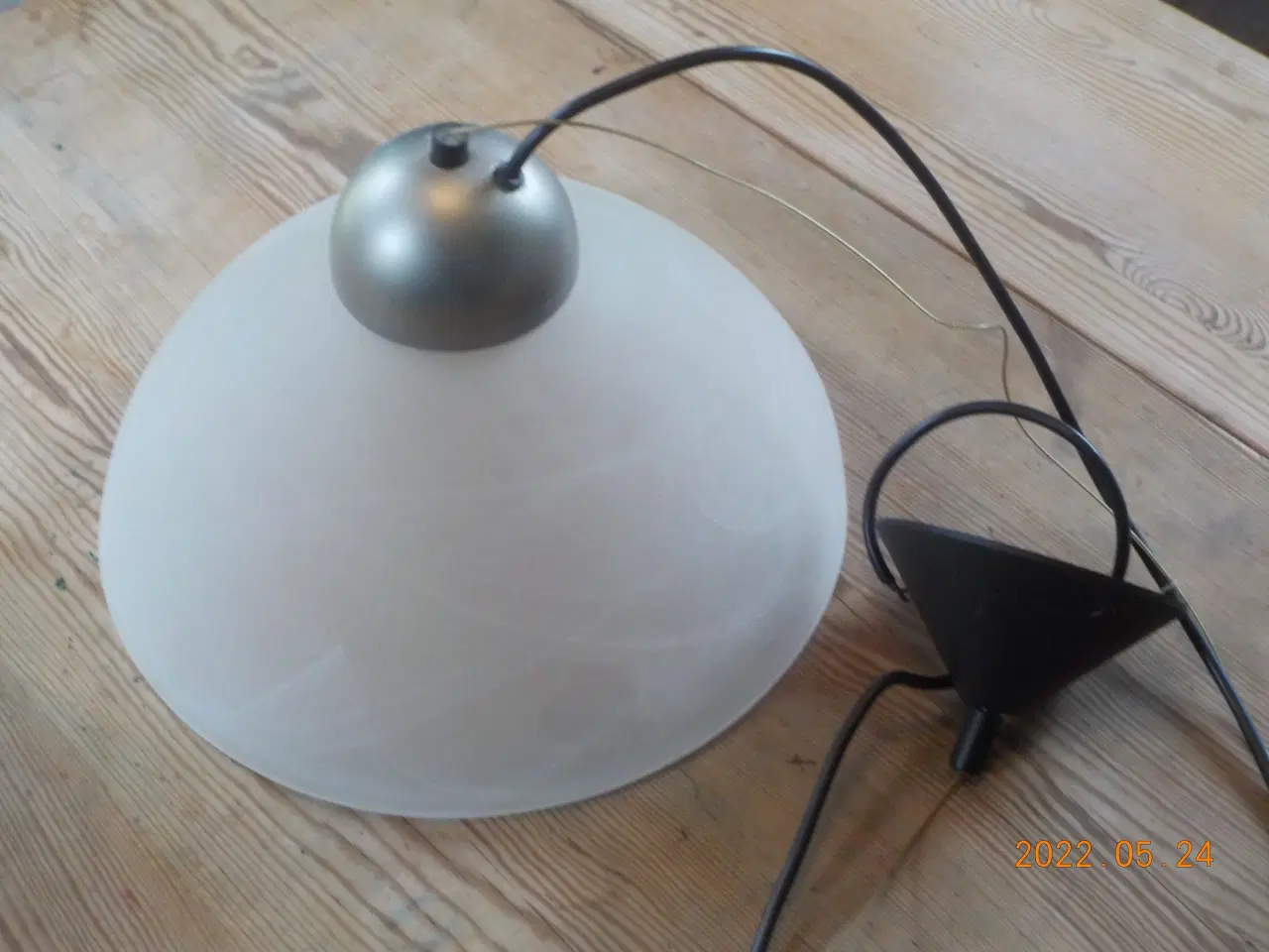 Billede 1 - Lampe, glaspendel