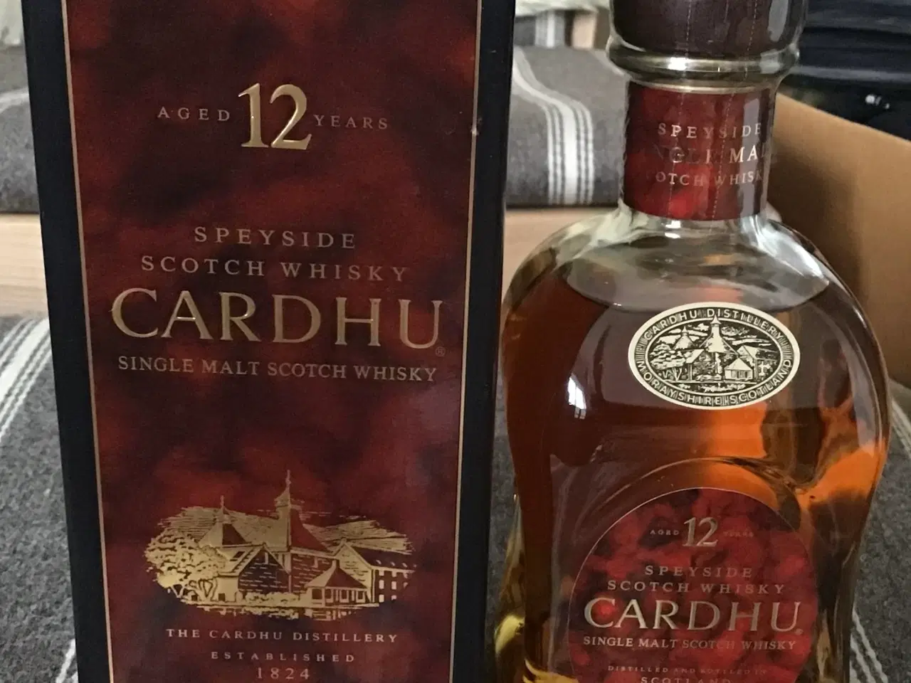 Billede 1 - CARDHU 12 ÅR SINGLE SPEYSIDE MALT WHISKY 40%