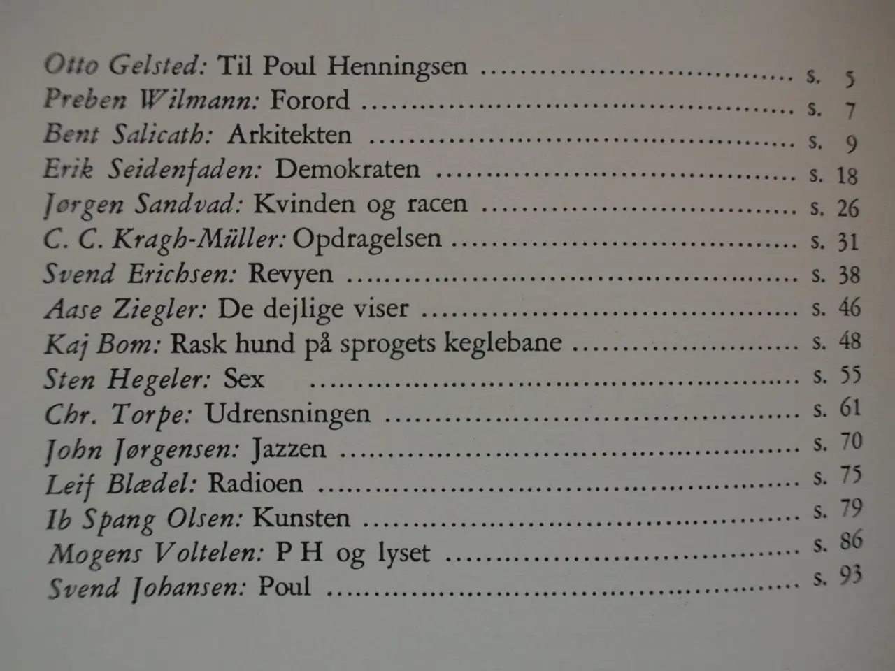 Billede 3 - ph i flere belysninger, red. af preben wilmann