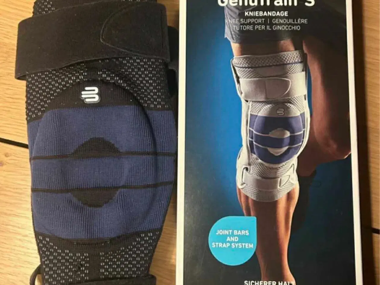 Billede 1 - Bauerfeind knæbandage i sort