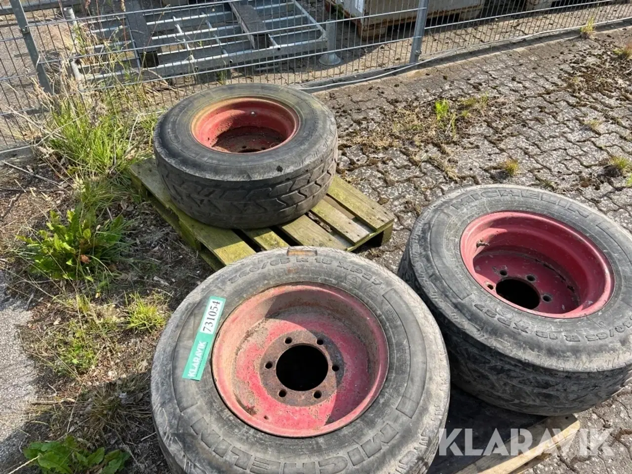 Billede 10 - Dæk med fælg MICHELIN 3 styk