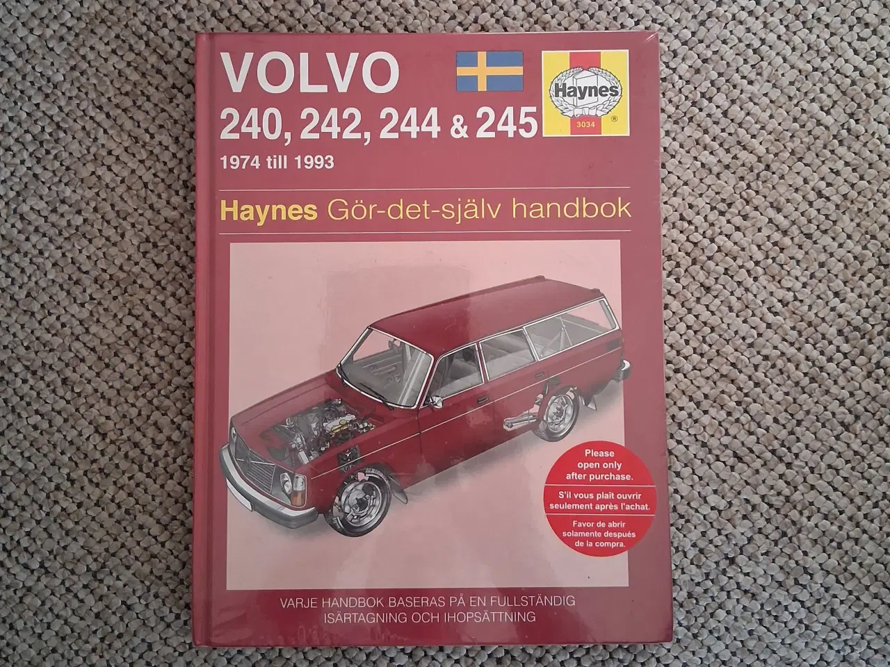Billede 1 - Reparationshåndbog, Haynes Volvo 240 242 244 245