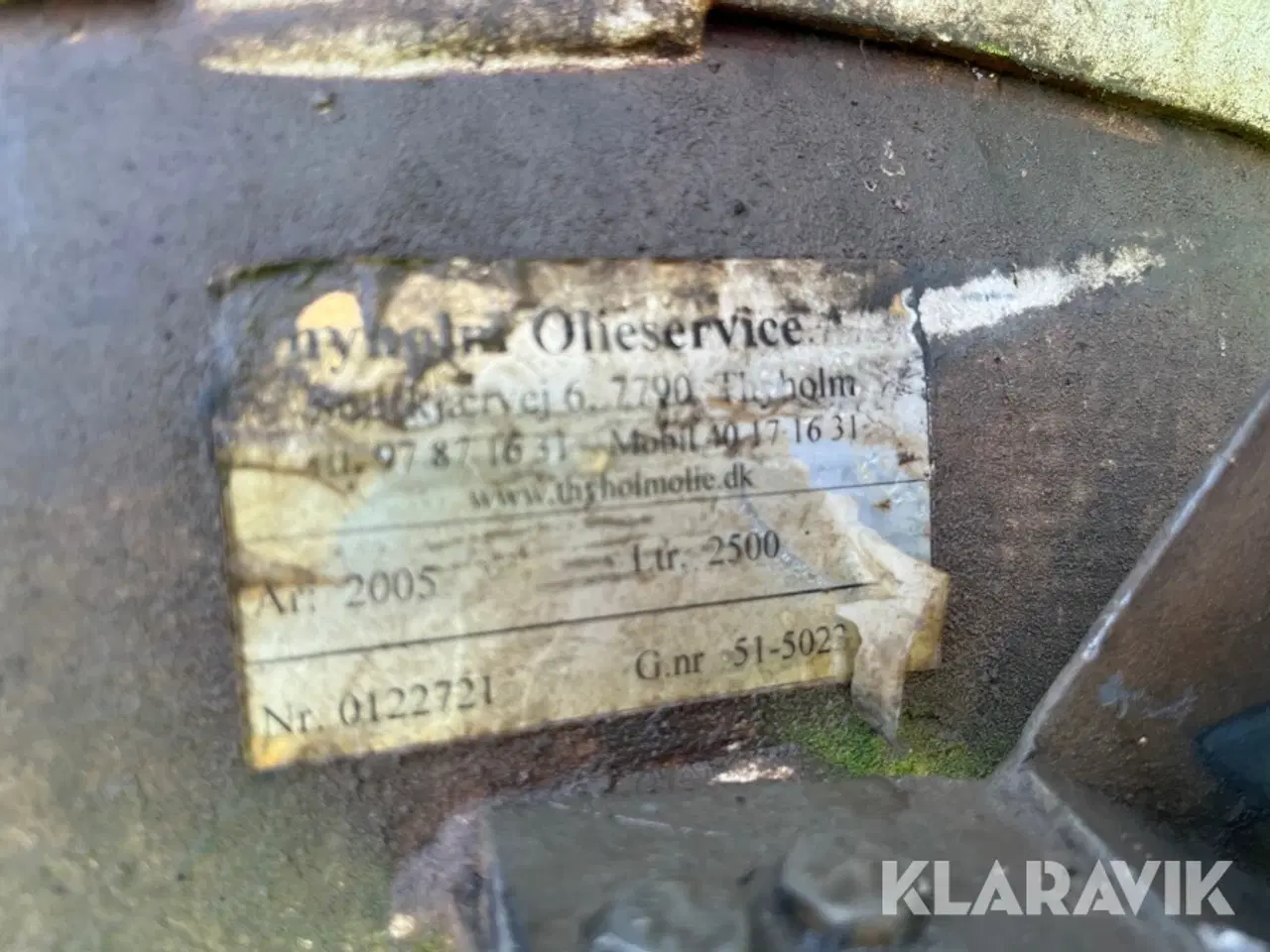 Billede 4 - Olietank Thyholm 2500Liter