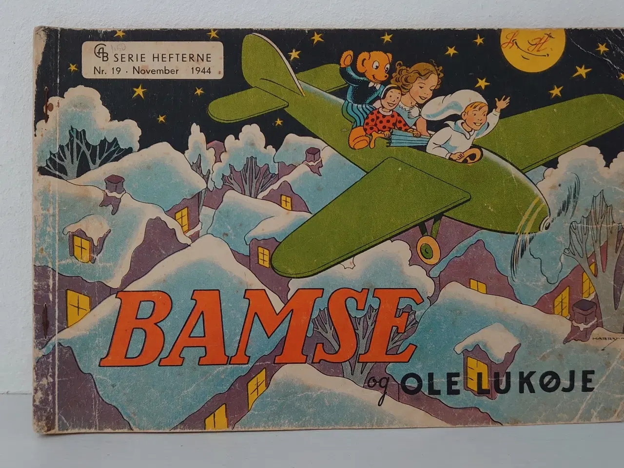 Billede 1 - Harry Nielsen: Bamse og Ole Lukøje. Nr.19, 1944