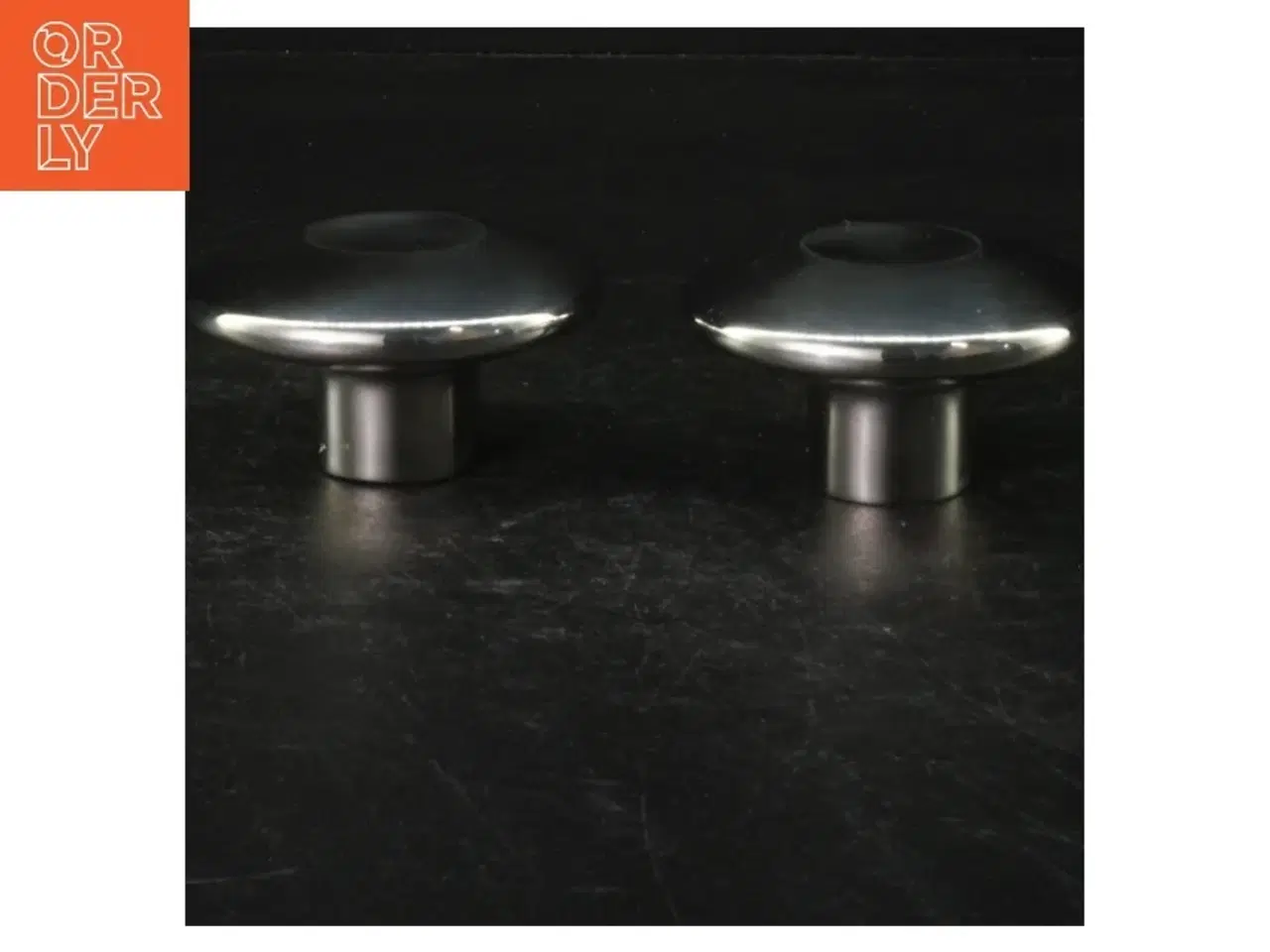 Billede 2 - Lysestager i rustfrit stål fra Georg Jensen