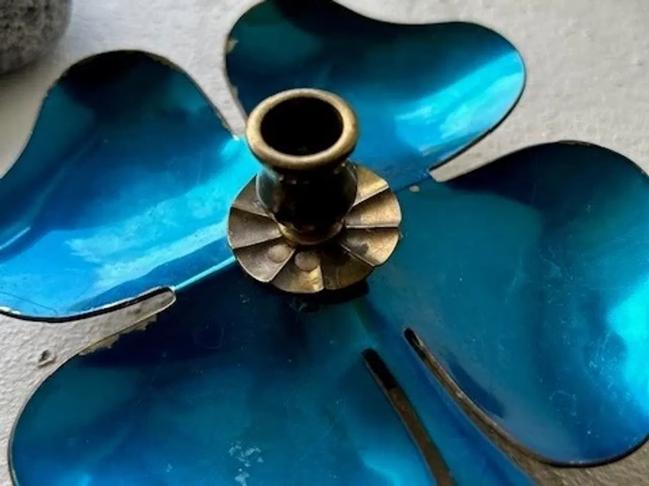 Billede 4 - Lysestage firkløver 