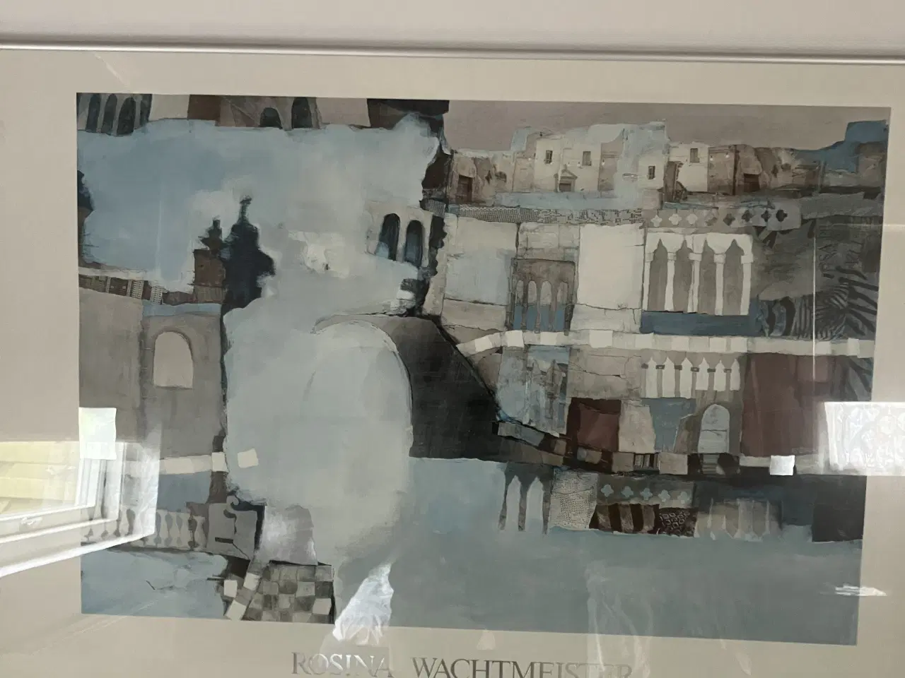 Billede 1 - Litografi fra Rosina Wachtmeister. Venedig