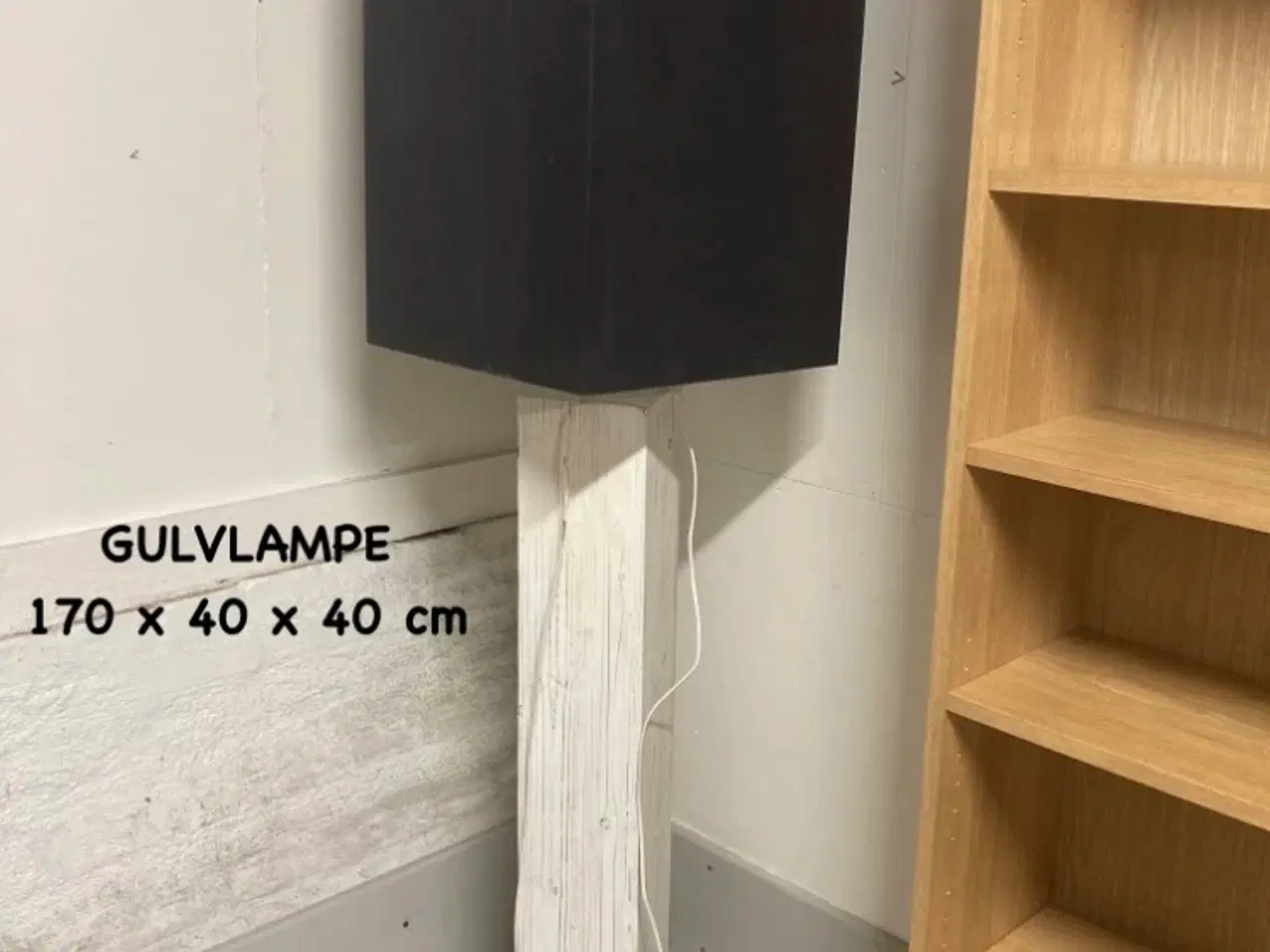 Billede 1 - Stor gulvlampe 