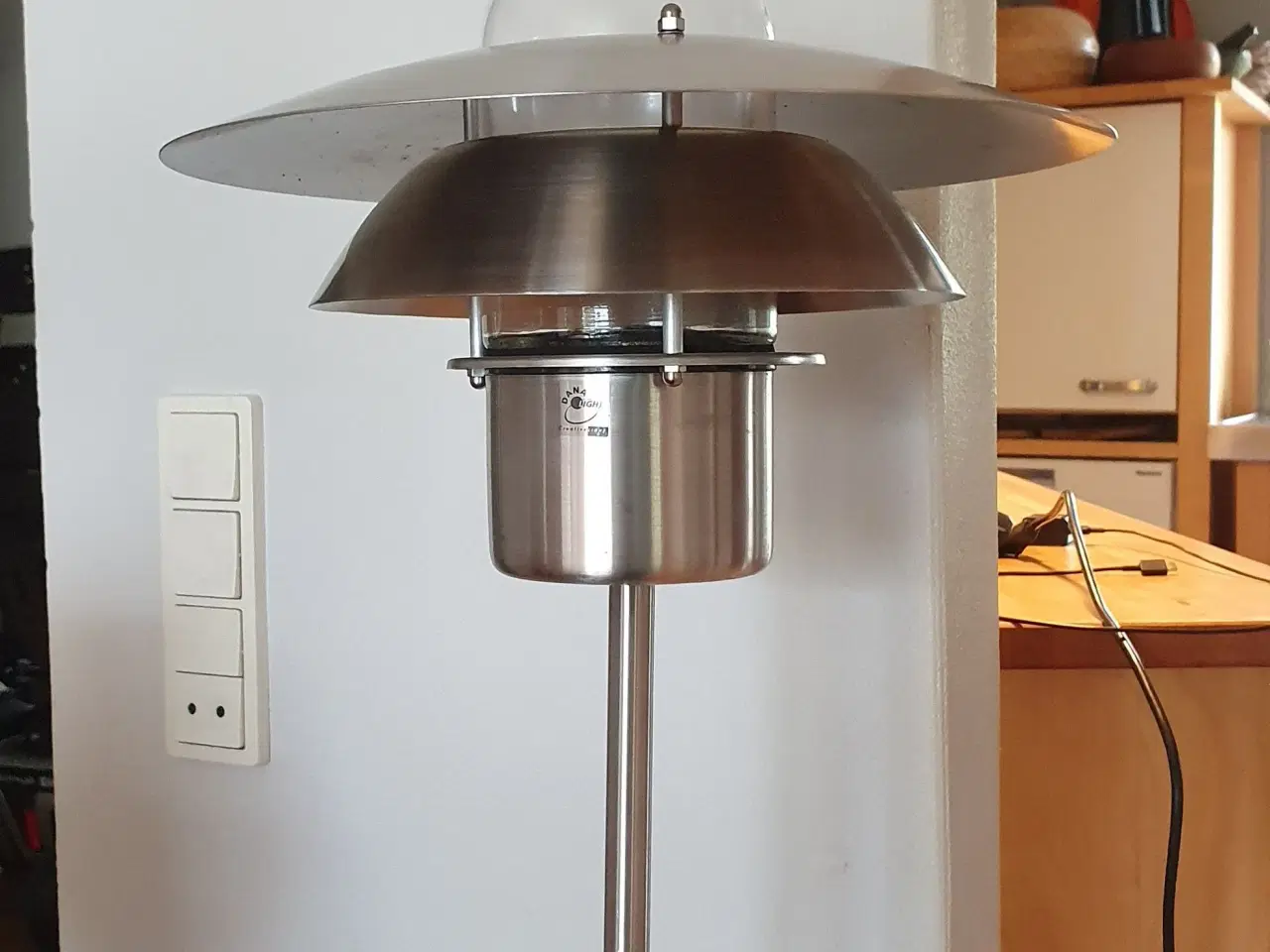 Billede 1 - 5 nye rustfri bed lamper med ledning 1600