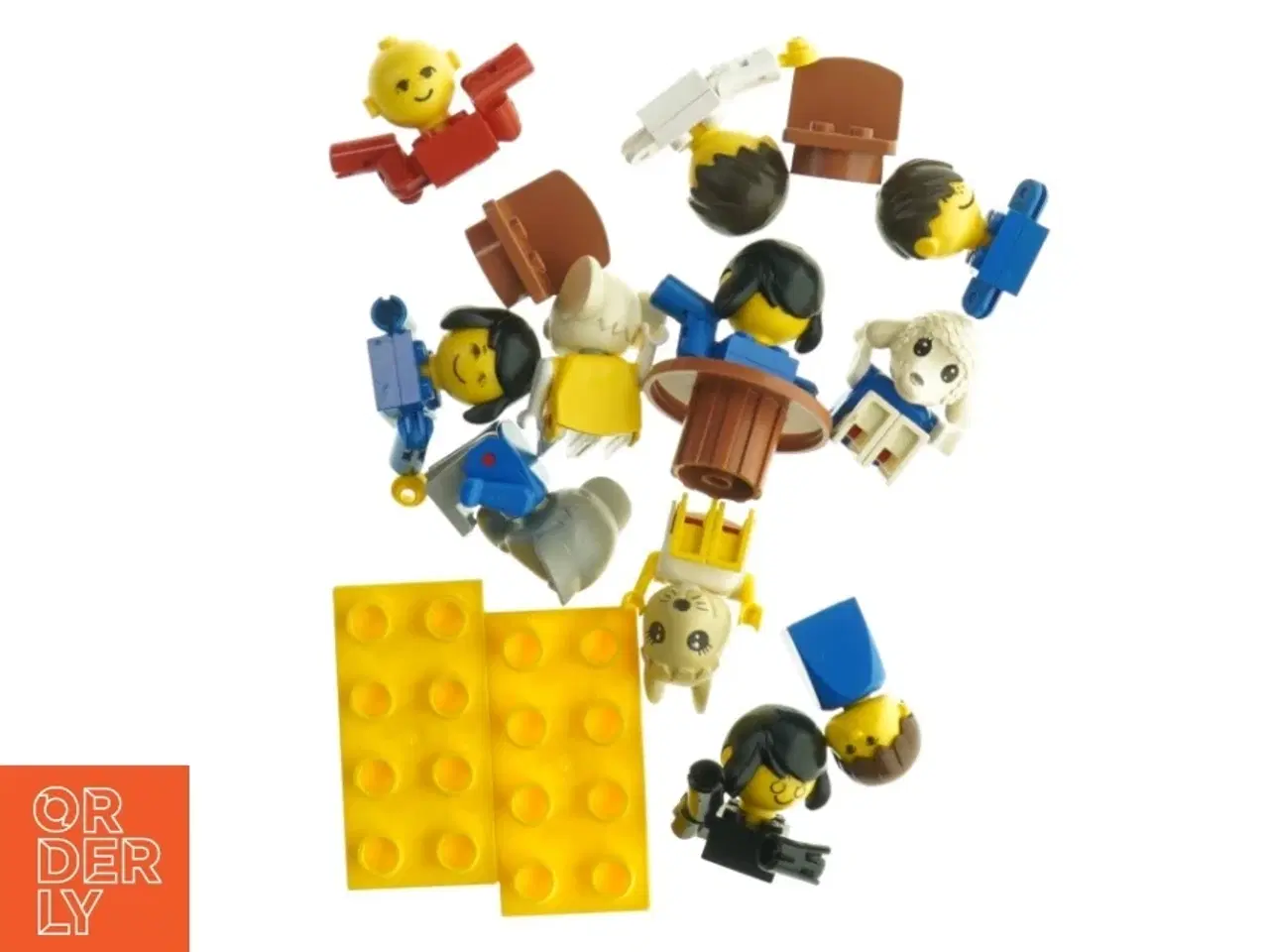 Billede 1 - LEGO minifigurer og byggeplader fra Duplo (str. Blandede størrelser)