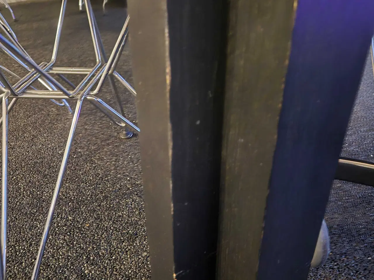 Billede 7 - Sortbejdset spisebord