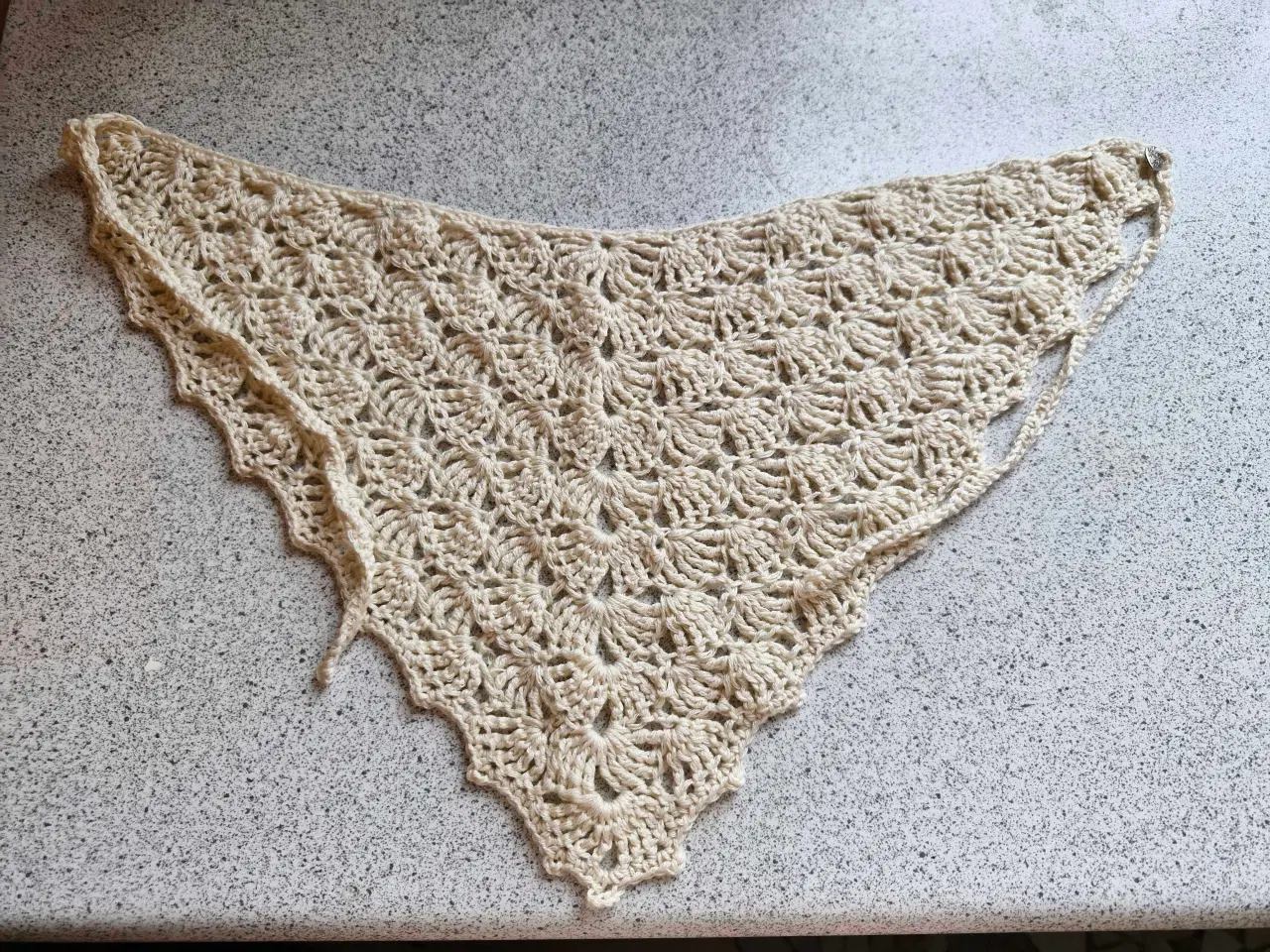 Billede 5 - Tørklæde hæklet 