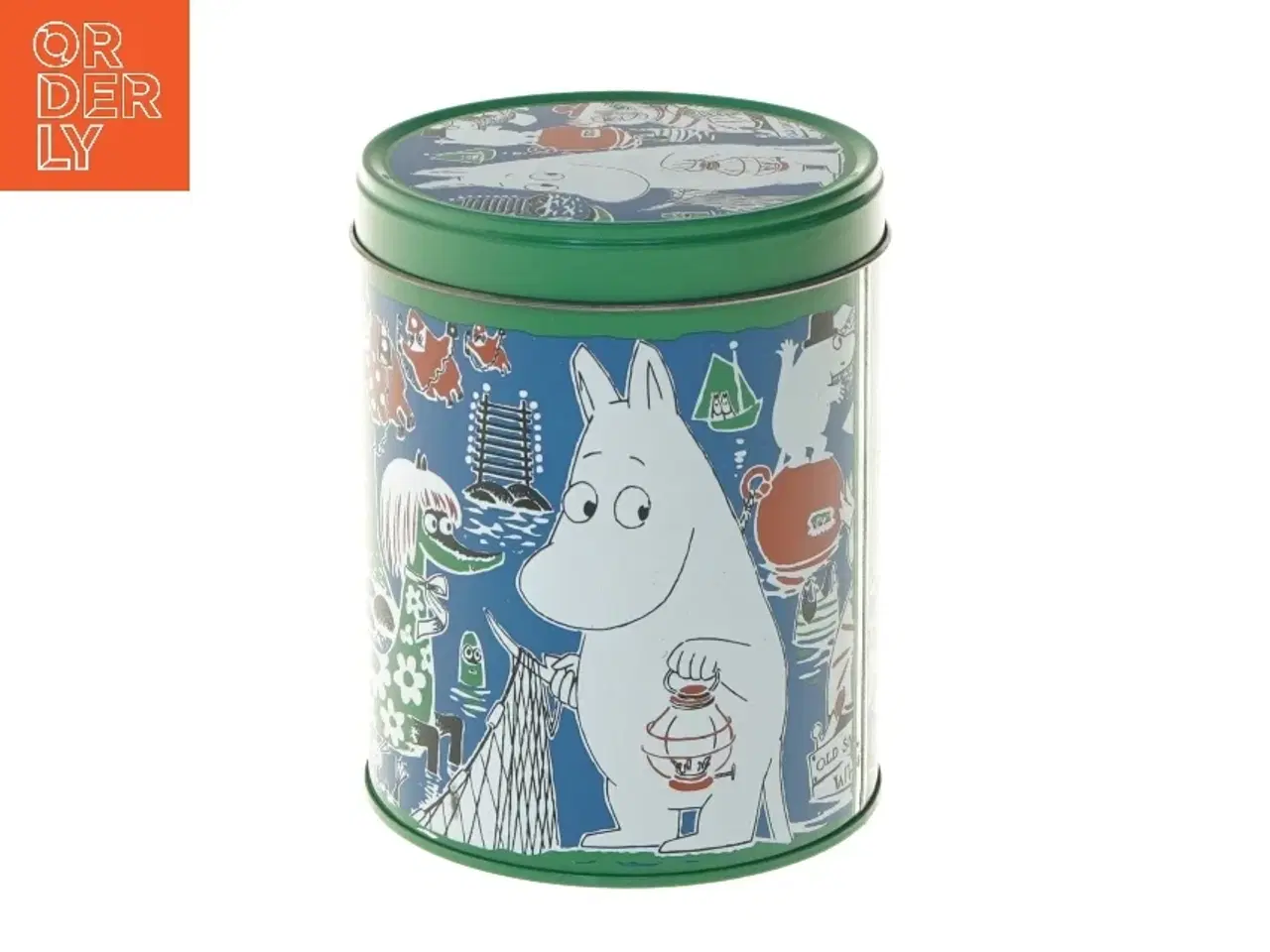 Billede 1 - Moomin kagedåse fra Moomin (str. Ø 11 cm længde 14 cm)