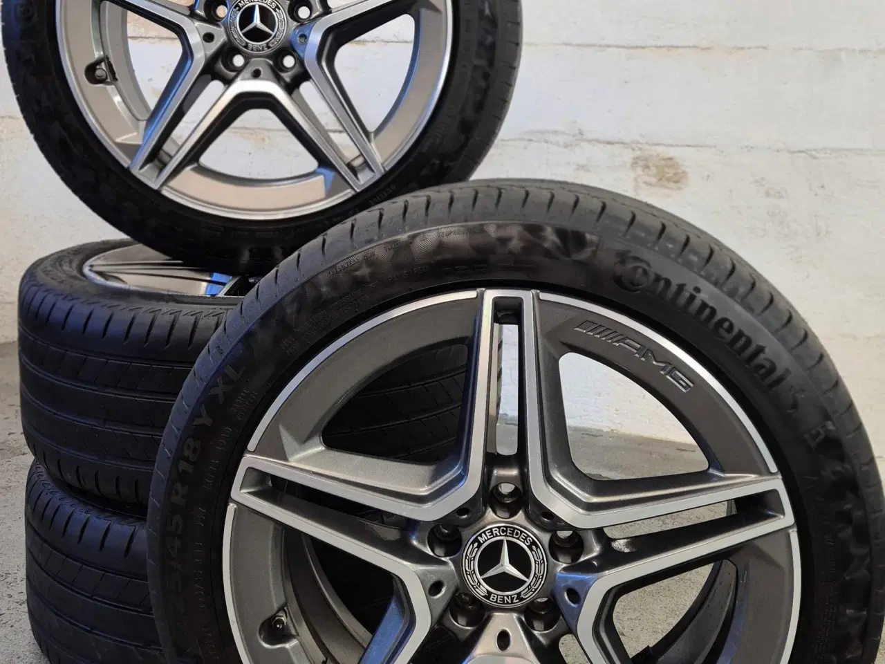 Billede 1 - C - E KLASSE "AMG" MERCEDES ORIGINAL ALUFÆLGE MED