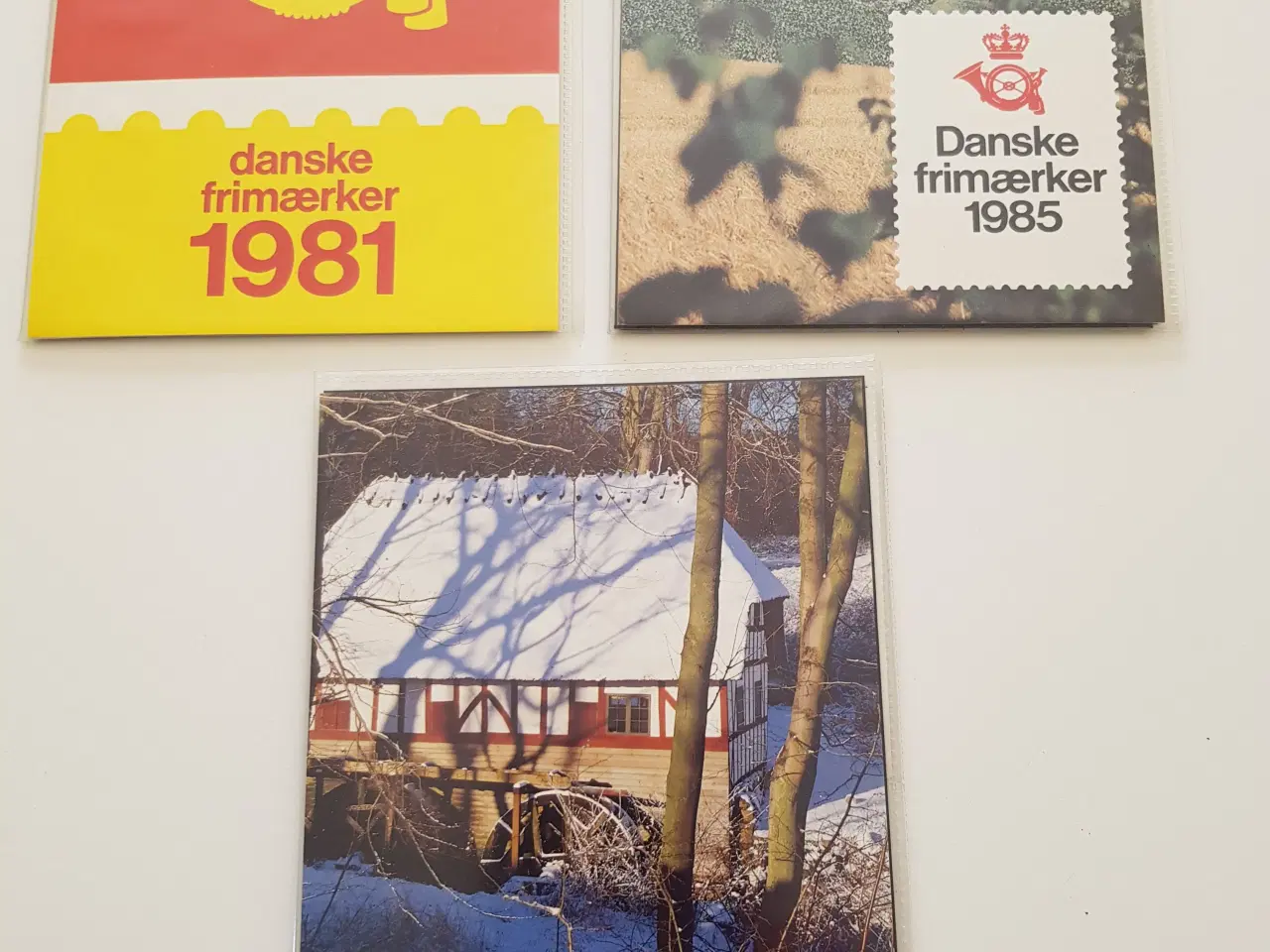 Billede 1 - Årsmapper Danmark 1981, 1985, 1988