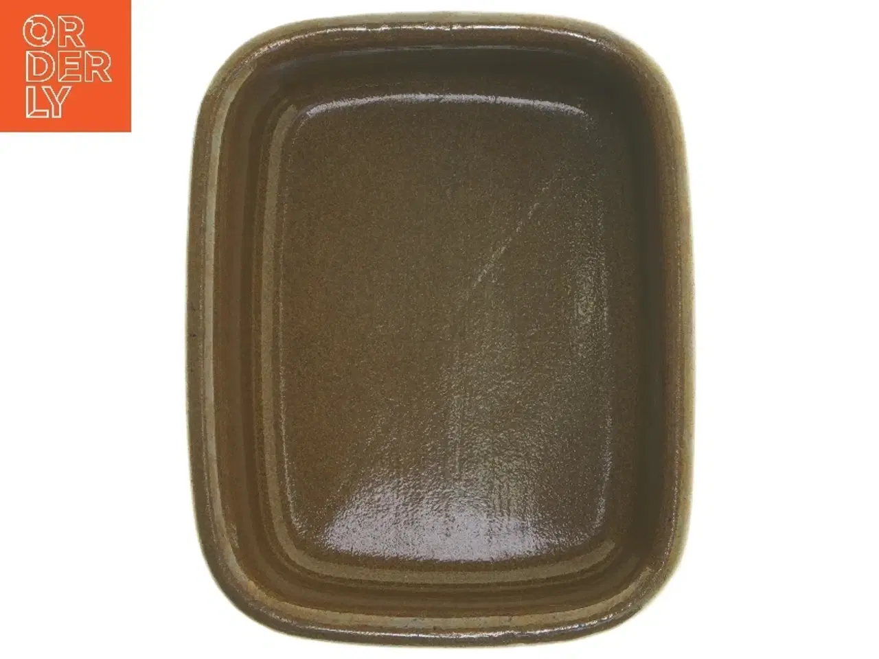 Billede 3 - Rektangulært keramikfad (str. 25x20 cm)