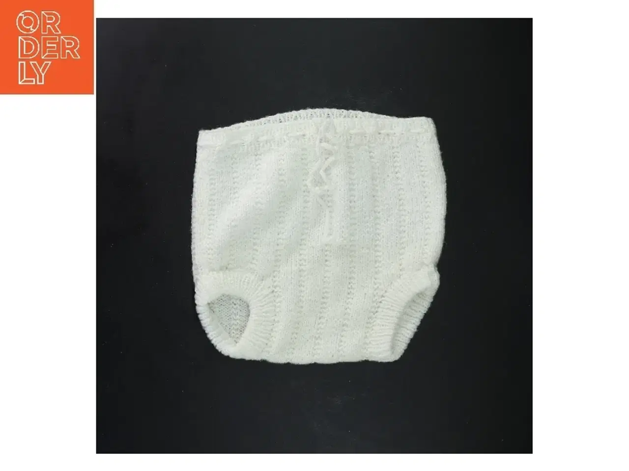 Billede 1 - Strikket babyblebuks (str. 25x24 cm)