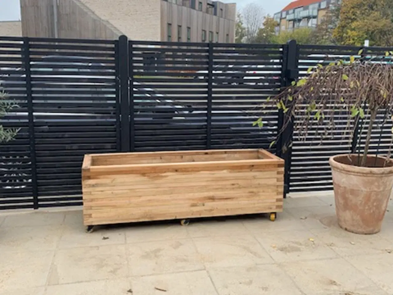 Billede 10 - Blomsterkasse, egetræ - byggesæt