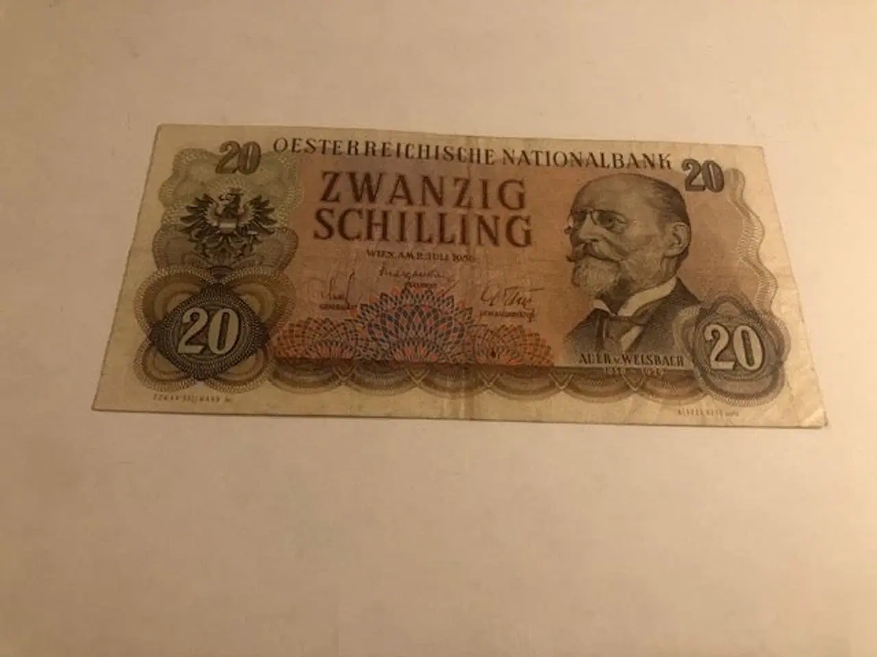 Billede 1 - 20 Schilling 1956 Austria