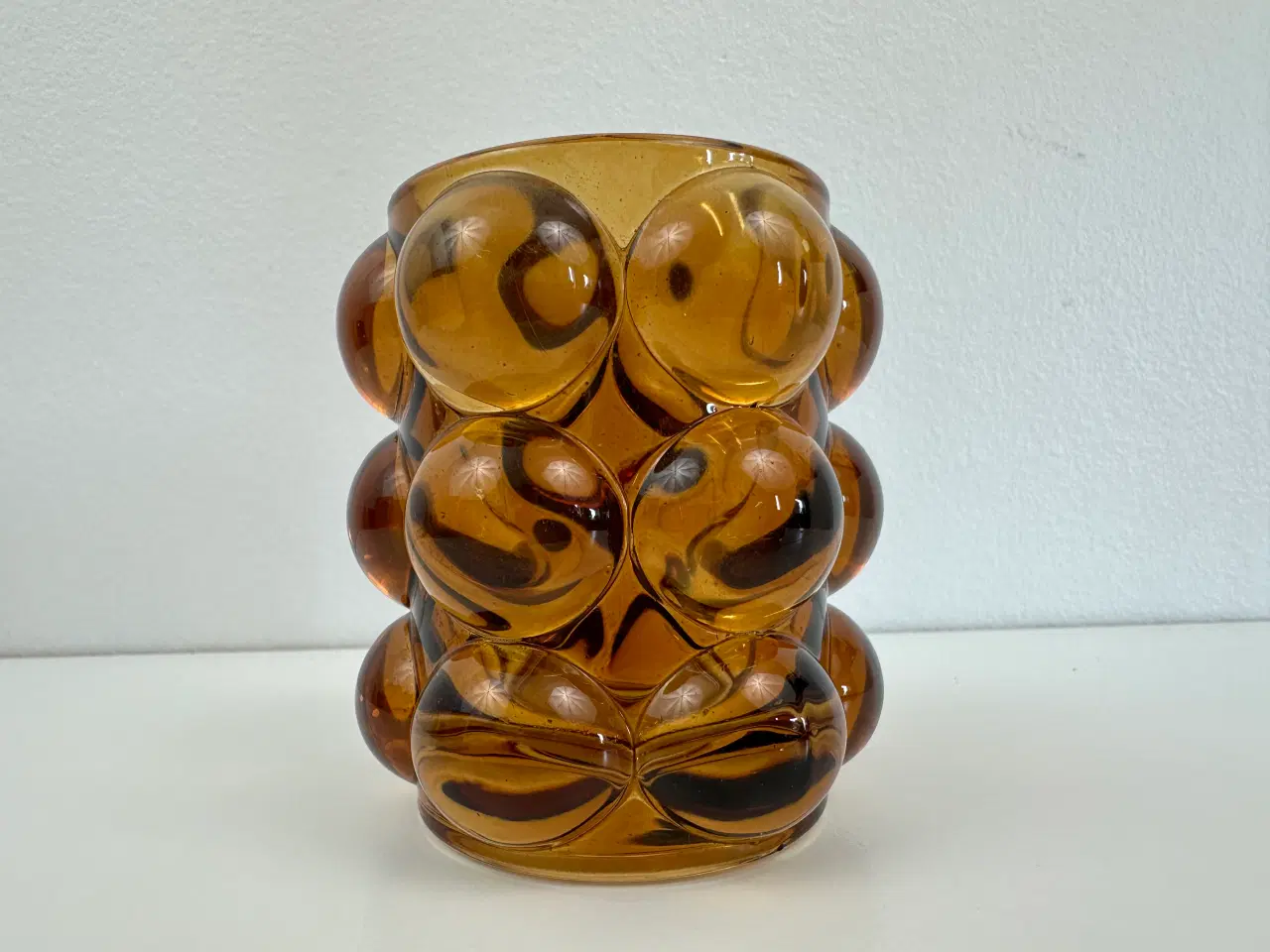 Billede 2 - 'Boble' vase / fyrfadsstage i glas