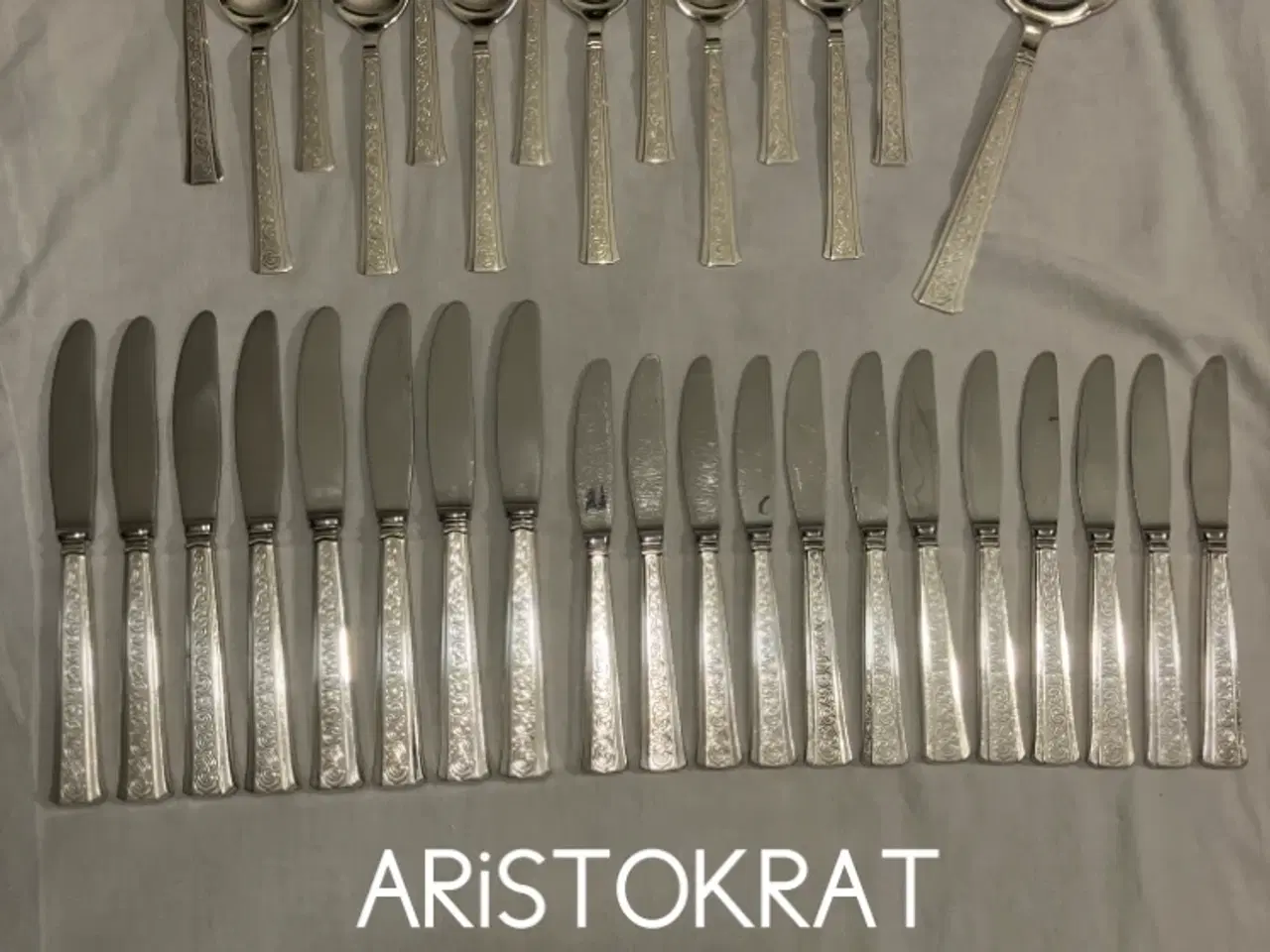 Billede 1 - Aristokrat pletsølv bestik 
