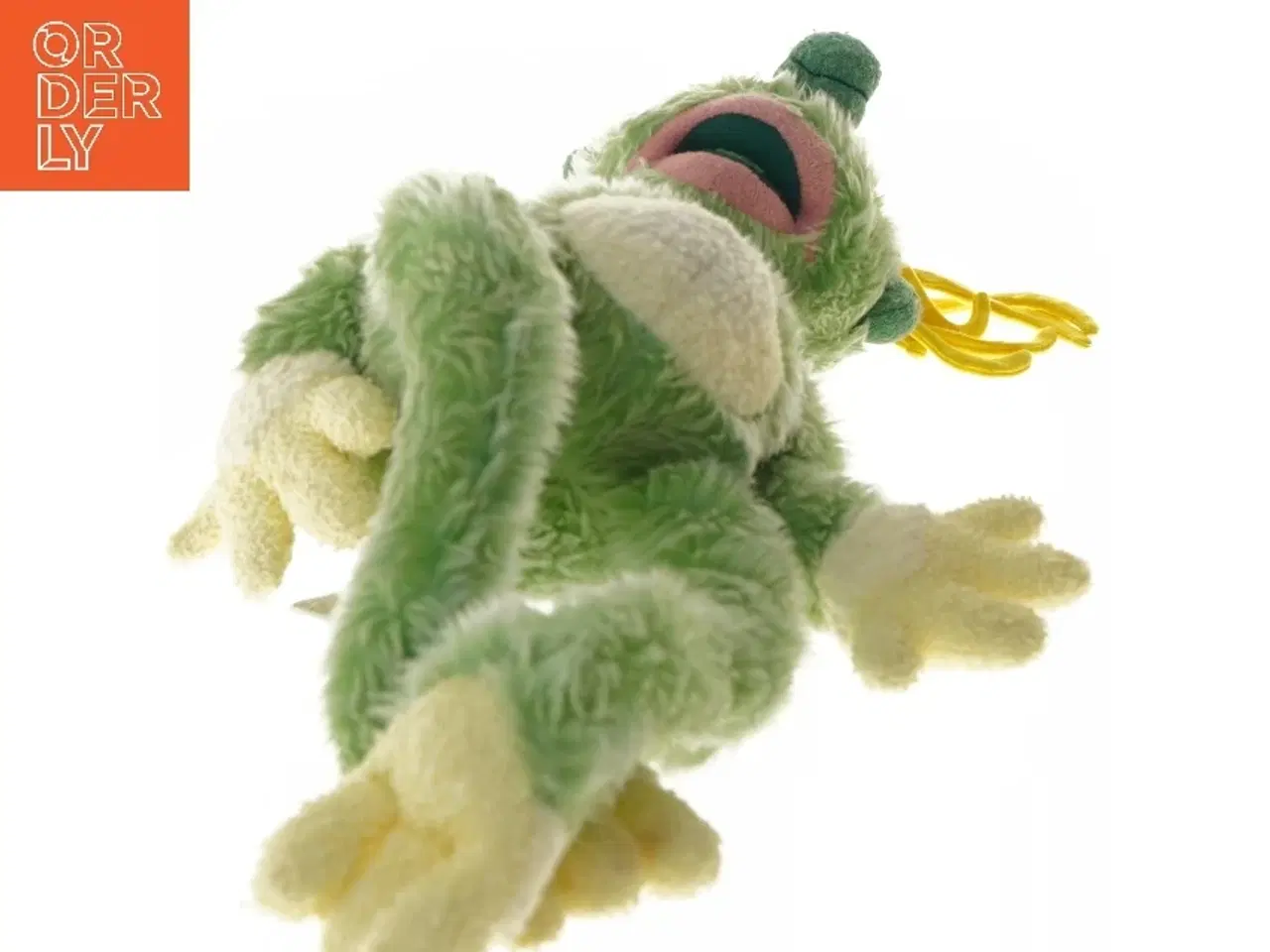 Billede 2 - Plysdukke med grønt pels fra Krea (str. 50 cm)