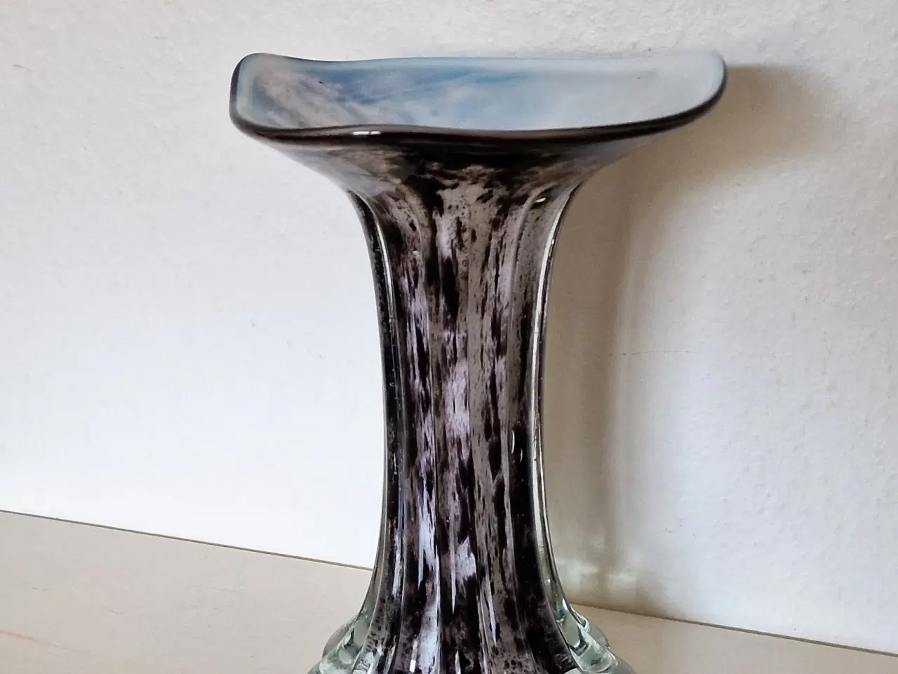 Billede 5 - Flot vintage kunstglas vase i Murano-stil.