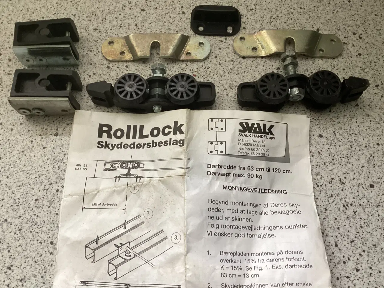 Billede 1 - Skydedørsbeslag