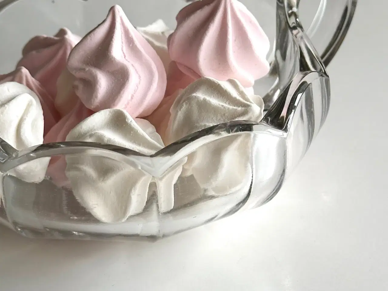 Billede 3 - Skål m hanke, klart glas