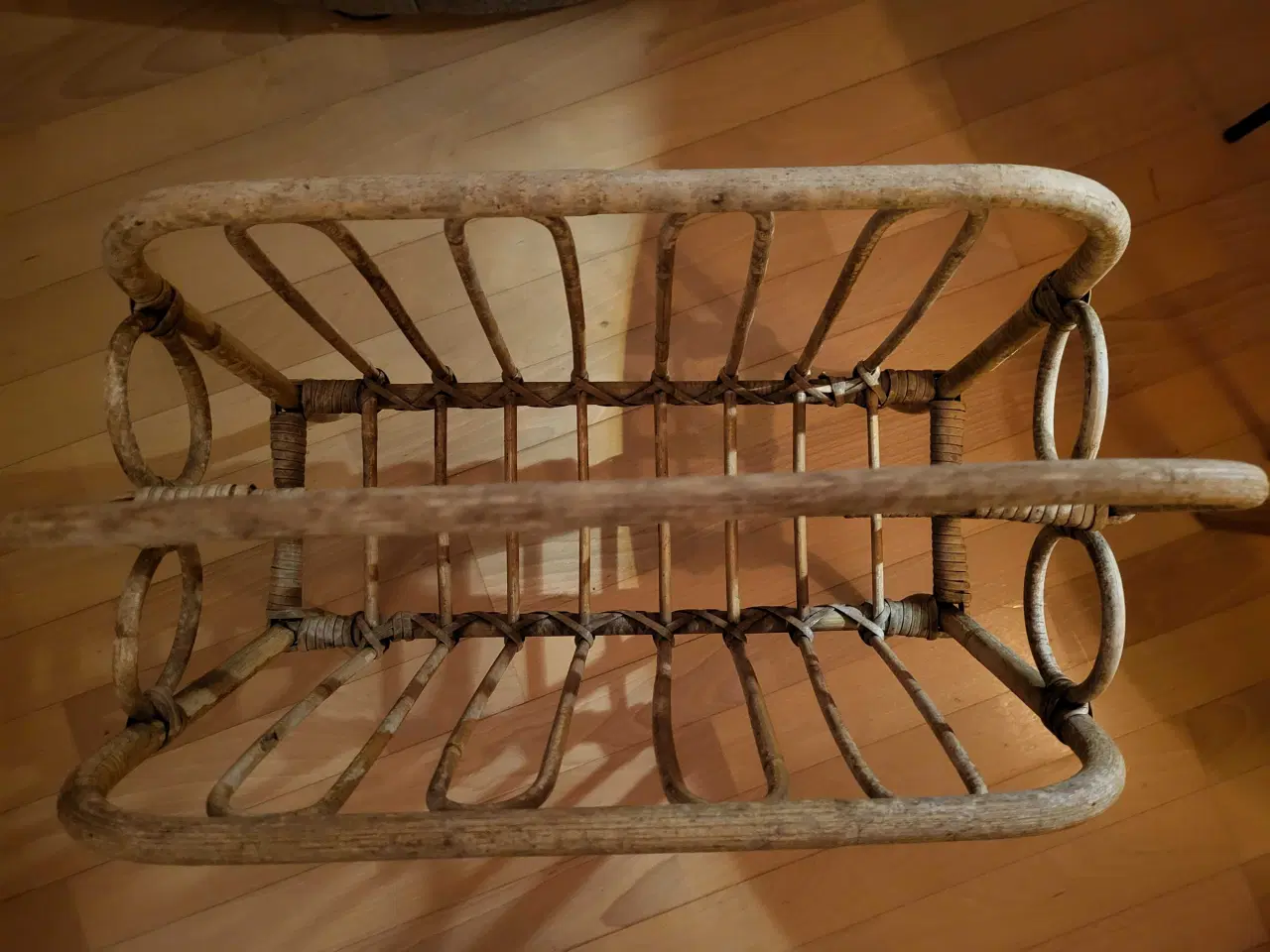 Billede 5 - Vintage magasin holder i bambus