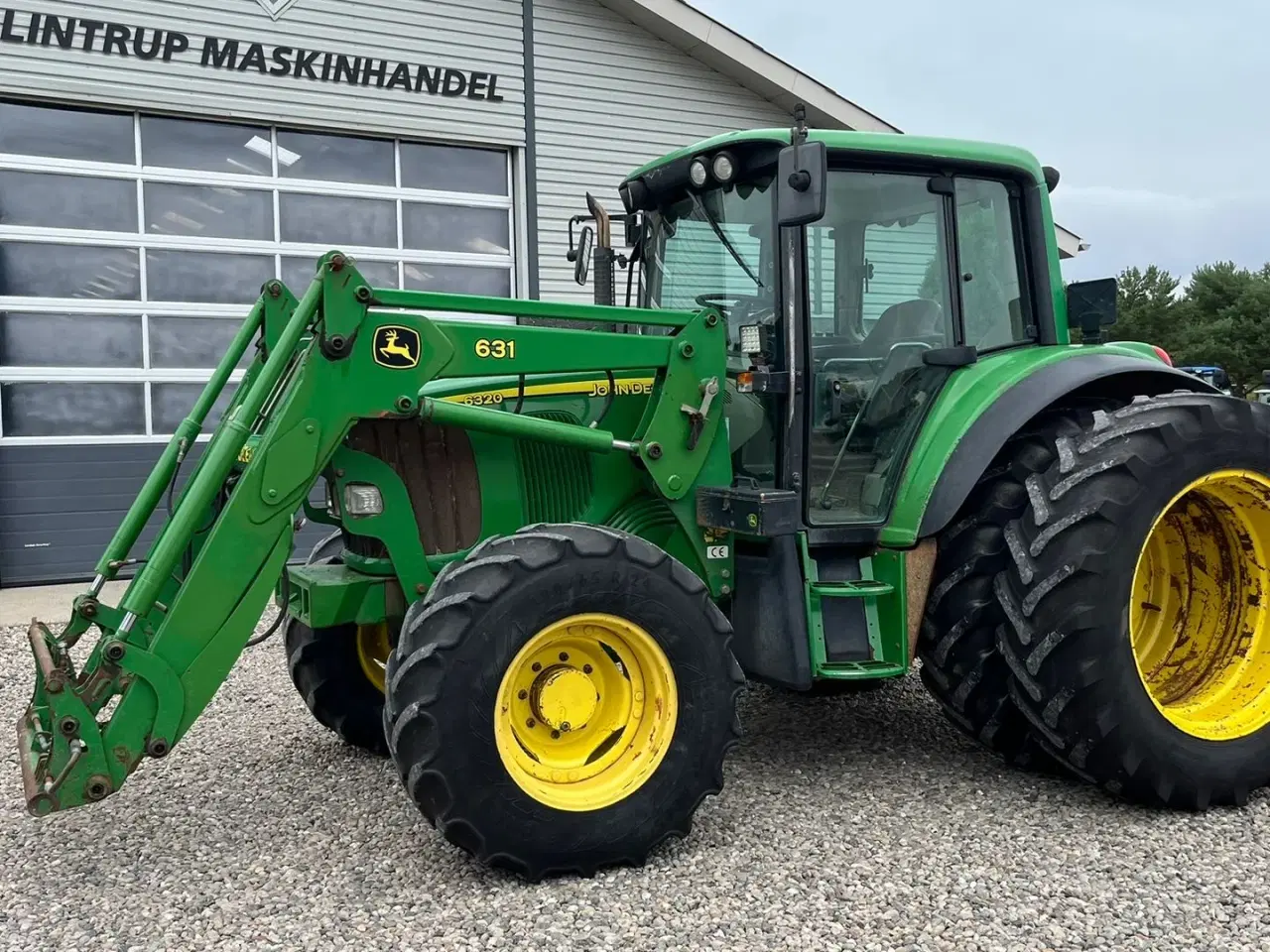 Billede 2 - John Deere 6320 m/JD 631 Frontlæsser  AutoPower og TLS affjedret foraksel