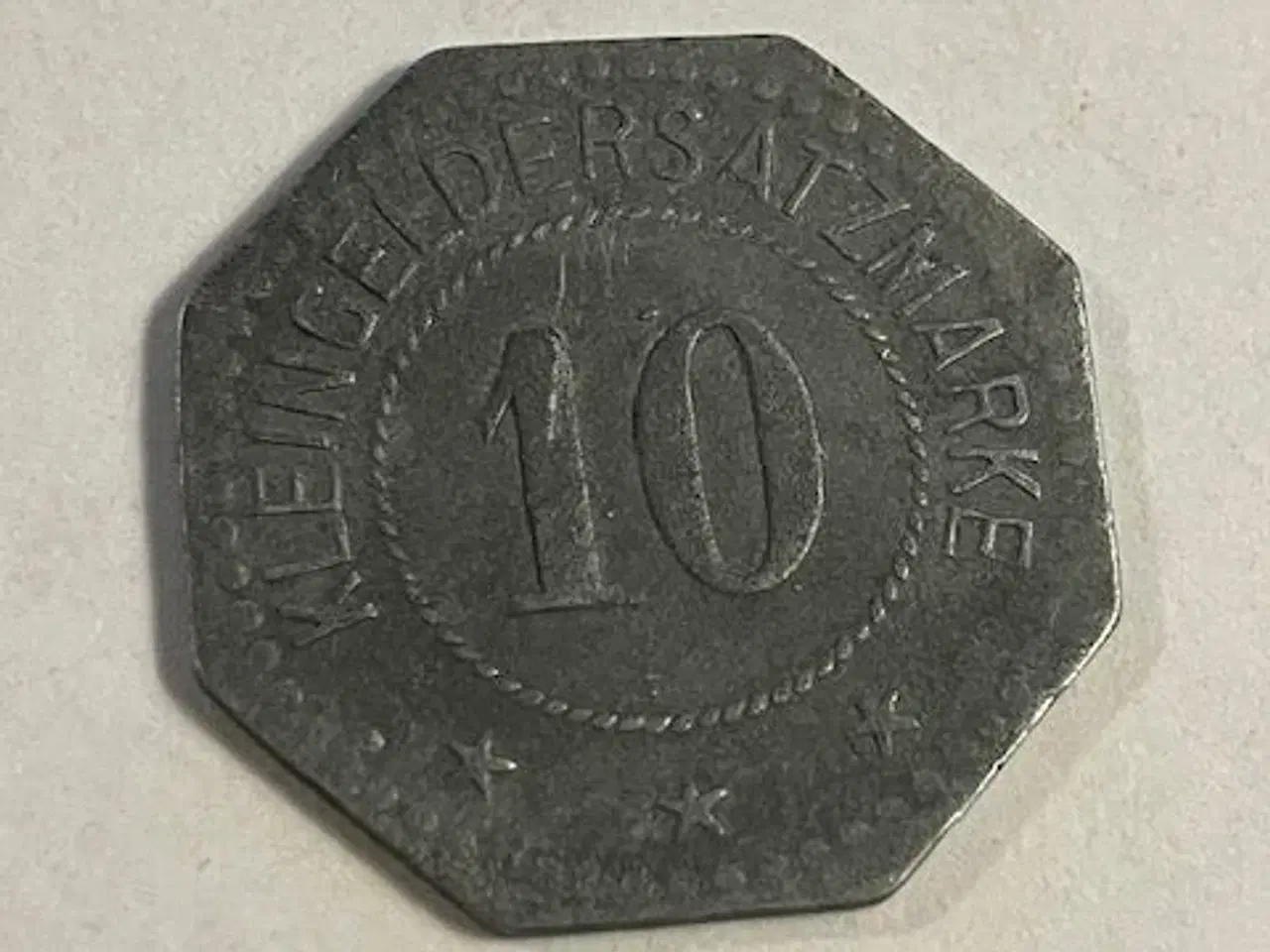 Billede 1 - Kleingeldersatzmarke 10 Pfennig 1917
