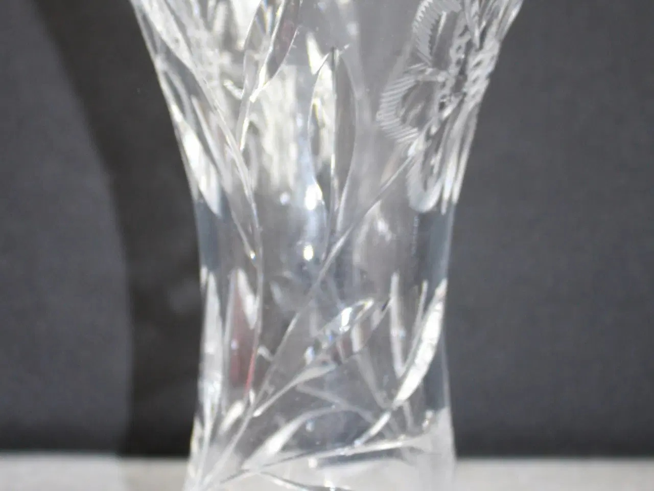 Billede 5 - Vase, slebet Krystal