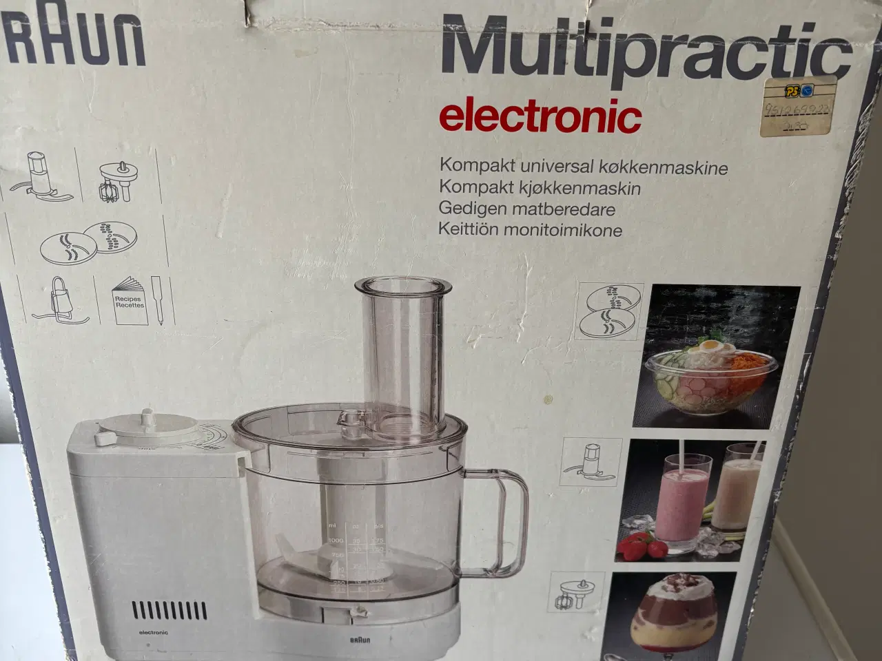 Billede 1 - Braun multi practical electronic -food processor 