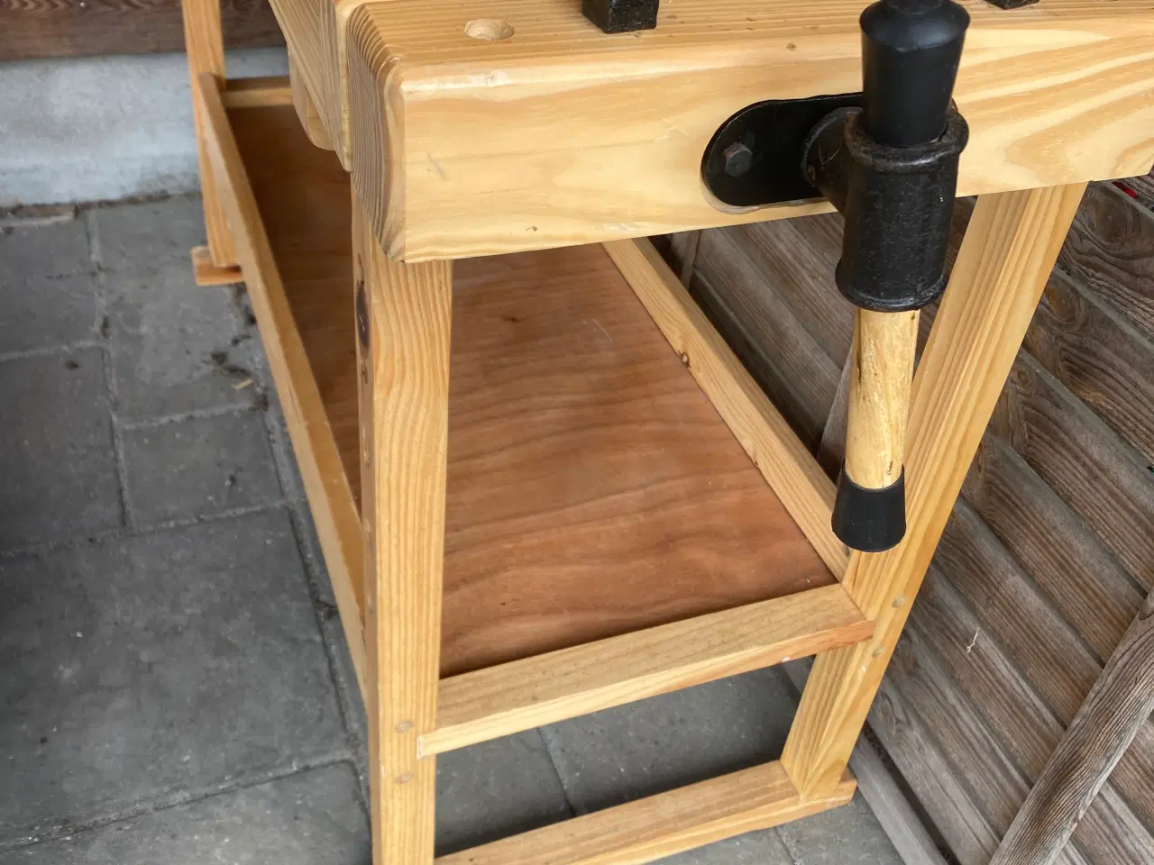 Billede 4 - Træarbejdsbord ( slagbænk )