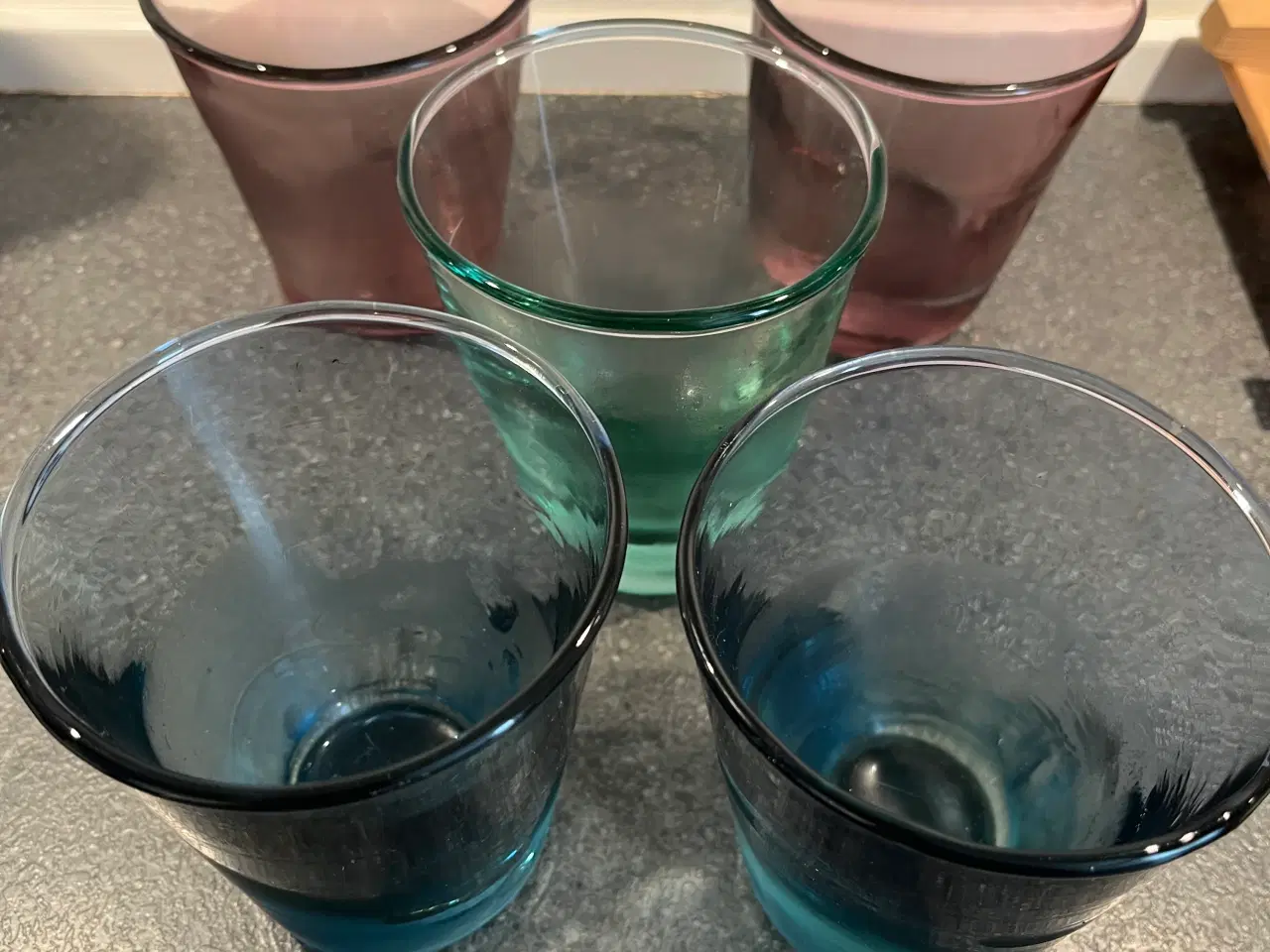 Billede 1 - Smukke robuste glas - 5 stk.