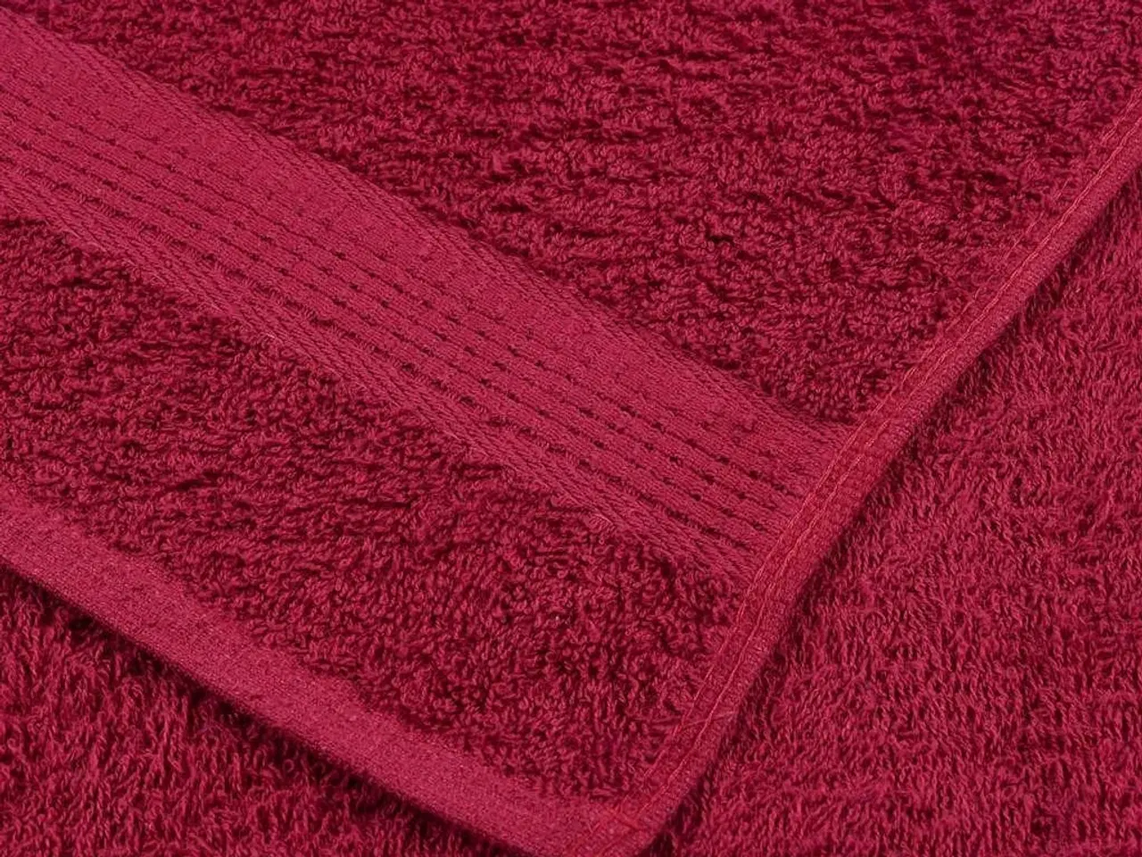 Billede 6 - Håndklæder 6 stk. 360 g/m2 100 % bomuld bordeauxfarvet