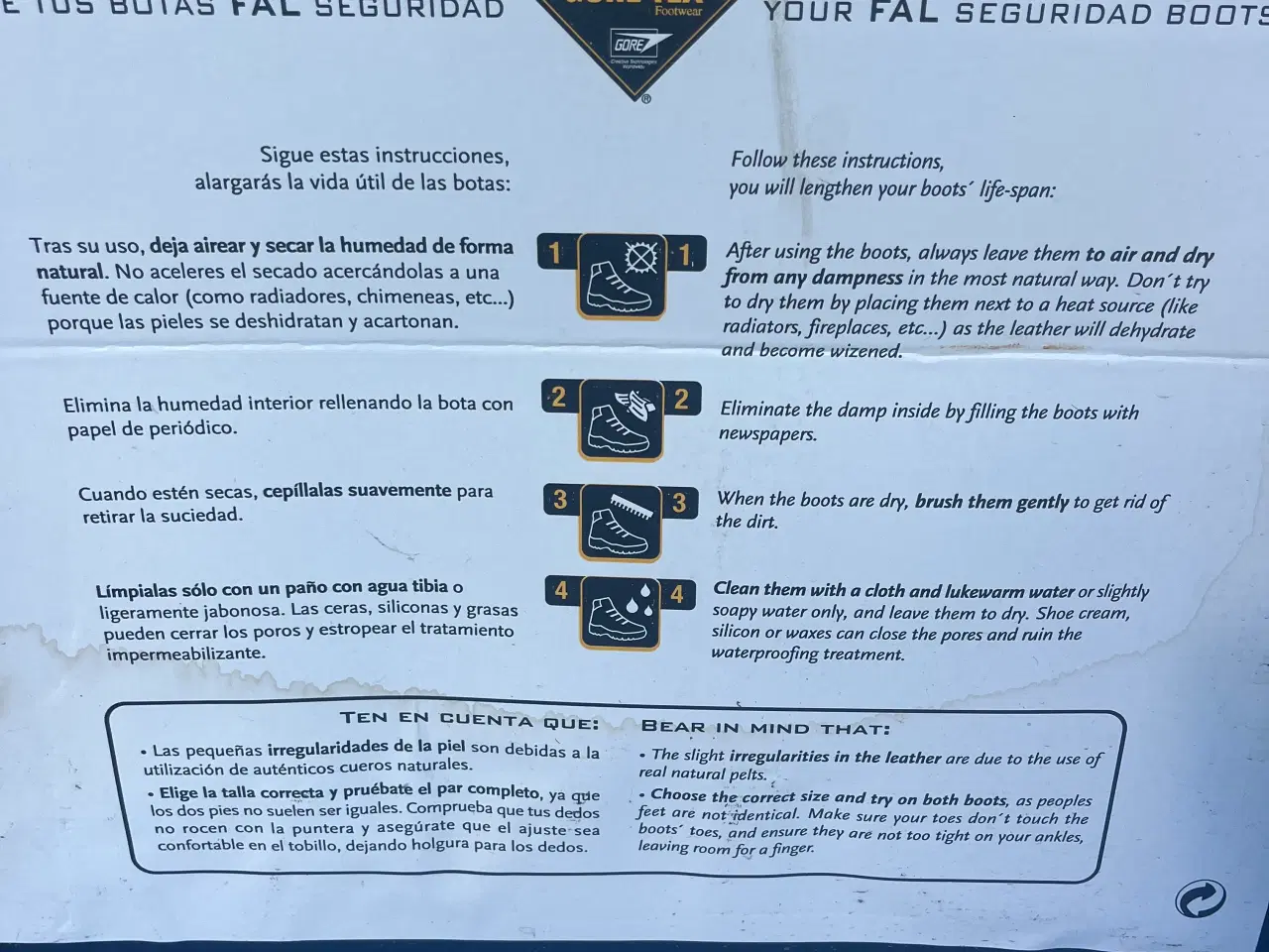 Billede 2 - Et par nye Fal sikkerheds støvler st 44. 