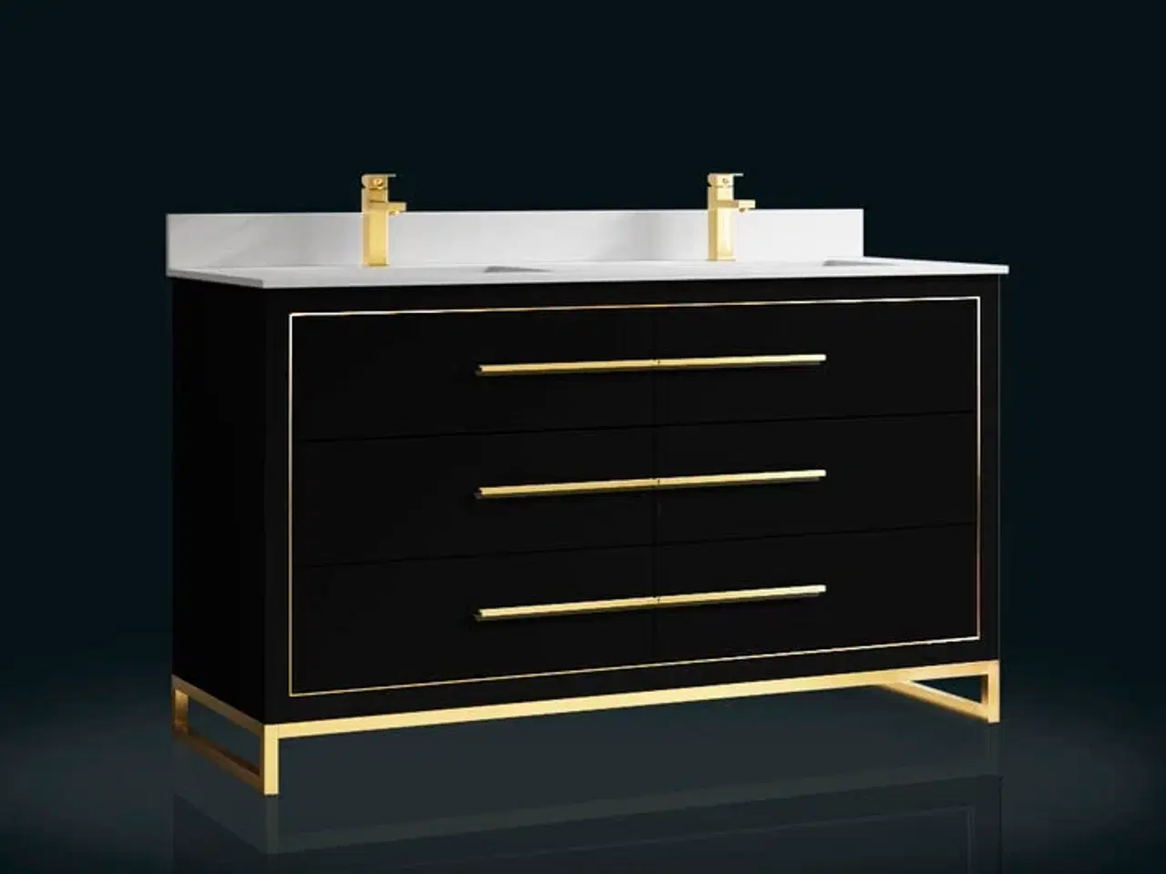 Billede 1 - Baderumsmøbel, Colombia, Black, 150