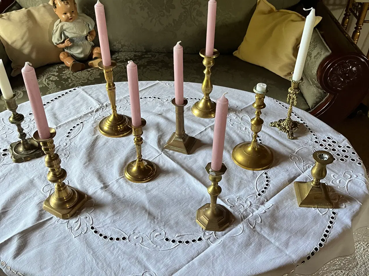 Billede 3 - Messing lysestager