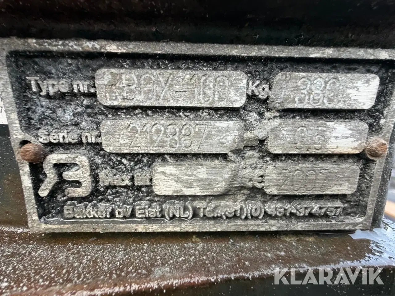 Billede 11 - Hydraulisk sortérgrab Bakker SPV 20 – ca. 380 kg Bakker B.V. SPV 20