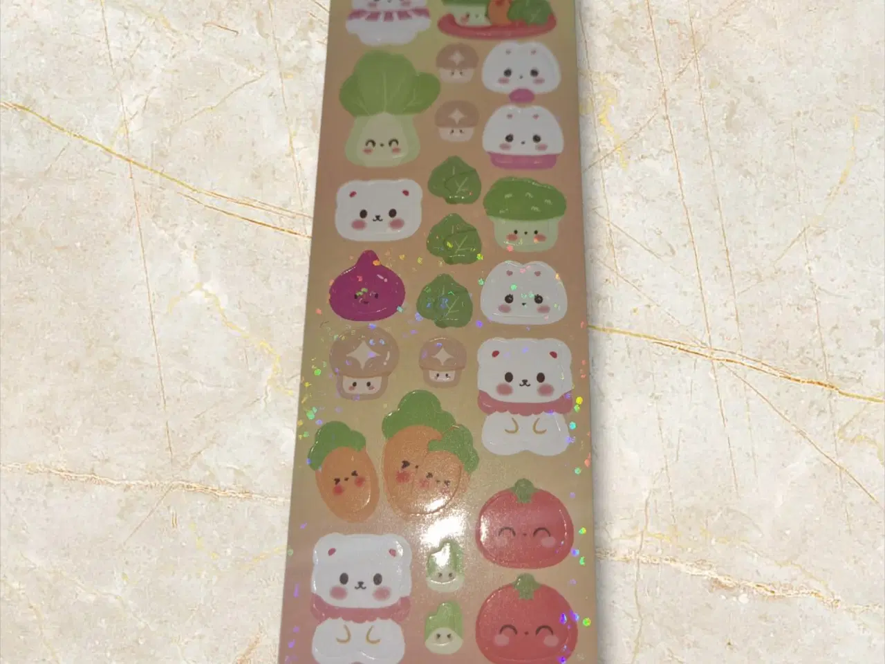 Billede 1 - Klistermærker – En Fest af Grøntsager og Kaniner i