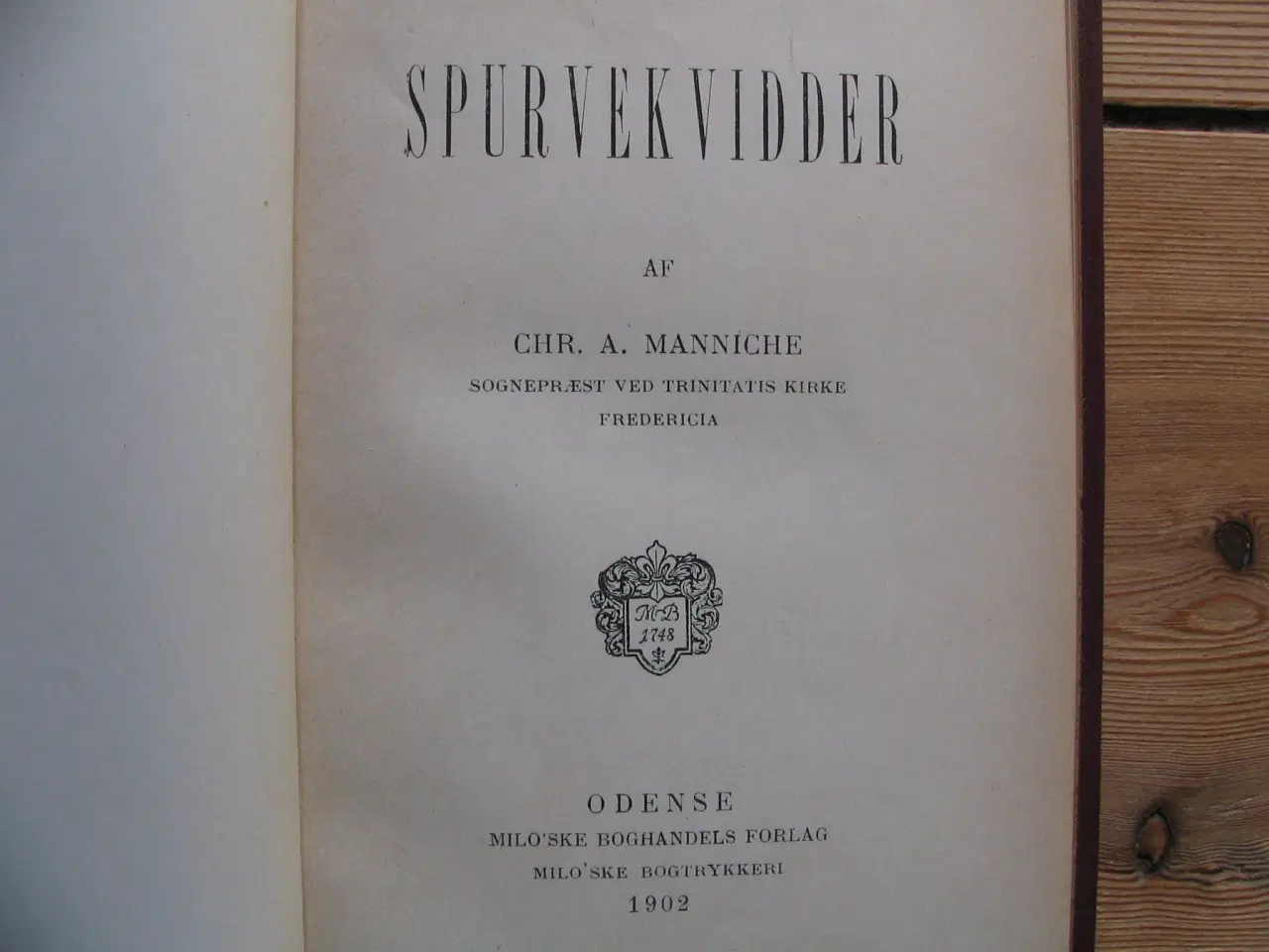 Billede 3 - Chr. A. Manniche. Spurvekvidder, fra 1902