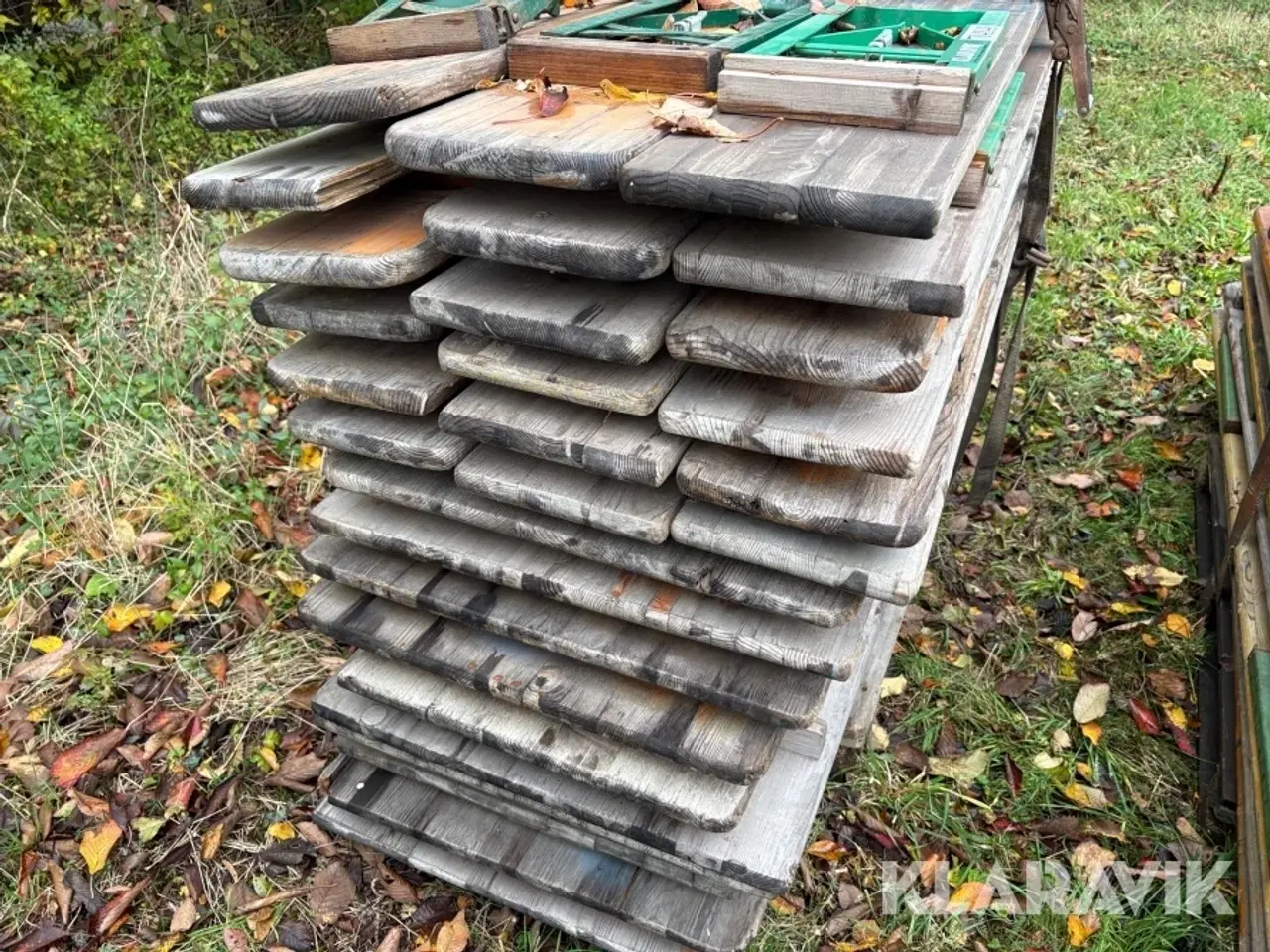 Billede 5 - Folde bænke og bordplader 1 Palle 15styk bænke & 10 bordplader