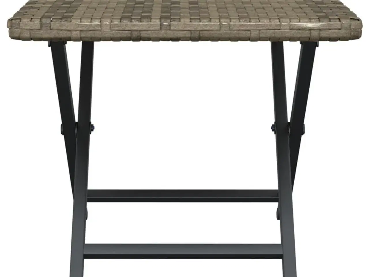 Billede 4 - Foldbart bord 45x35x32 cm polyrattan grå